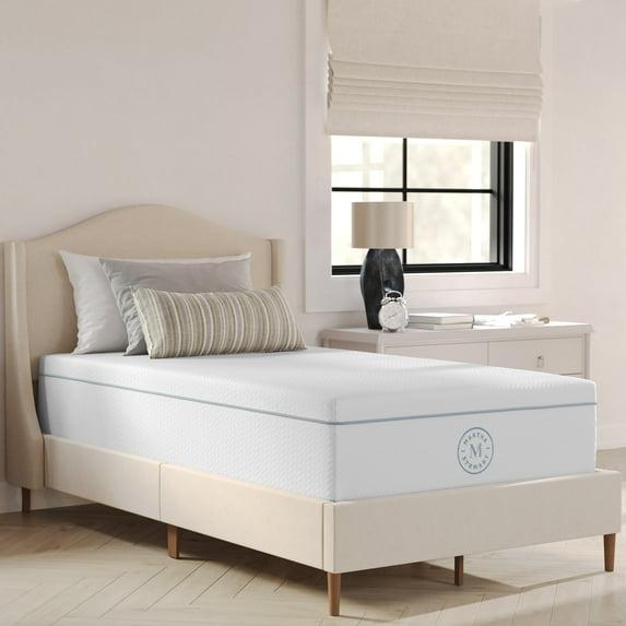 Martha Stewart Martha Stewart SleepComplete Medium Support Dual-Action Green Tea Cooling Memory Foam Mattress