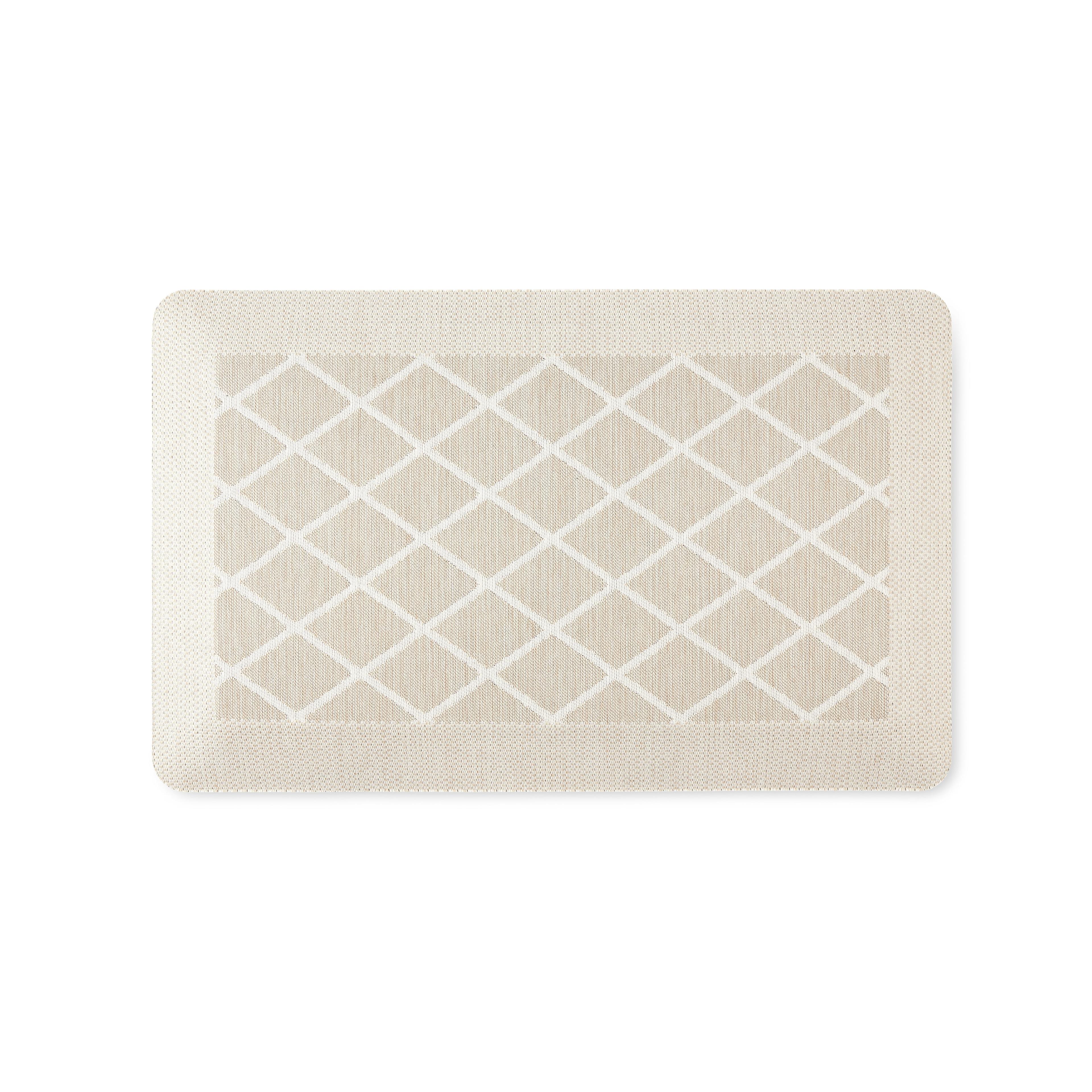 Martha Stewart Miles Modern Diamond Anti-Fatigue Air-Infused Kitchen Mat