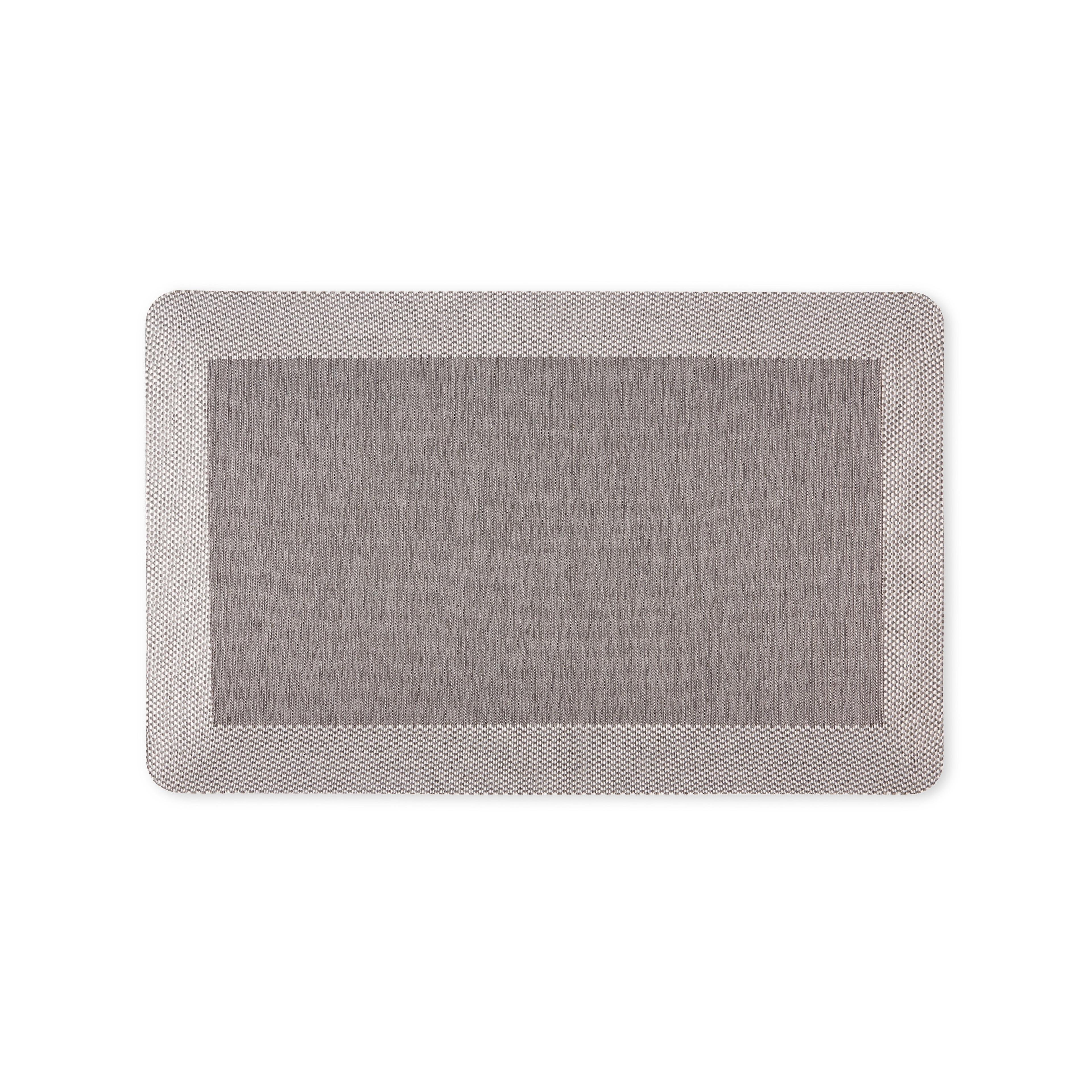 Martha Stewart Mira Modern Heathered Anti-Fatigue Air-Infused Kitchen Mat, Grey, 19.6"x32"