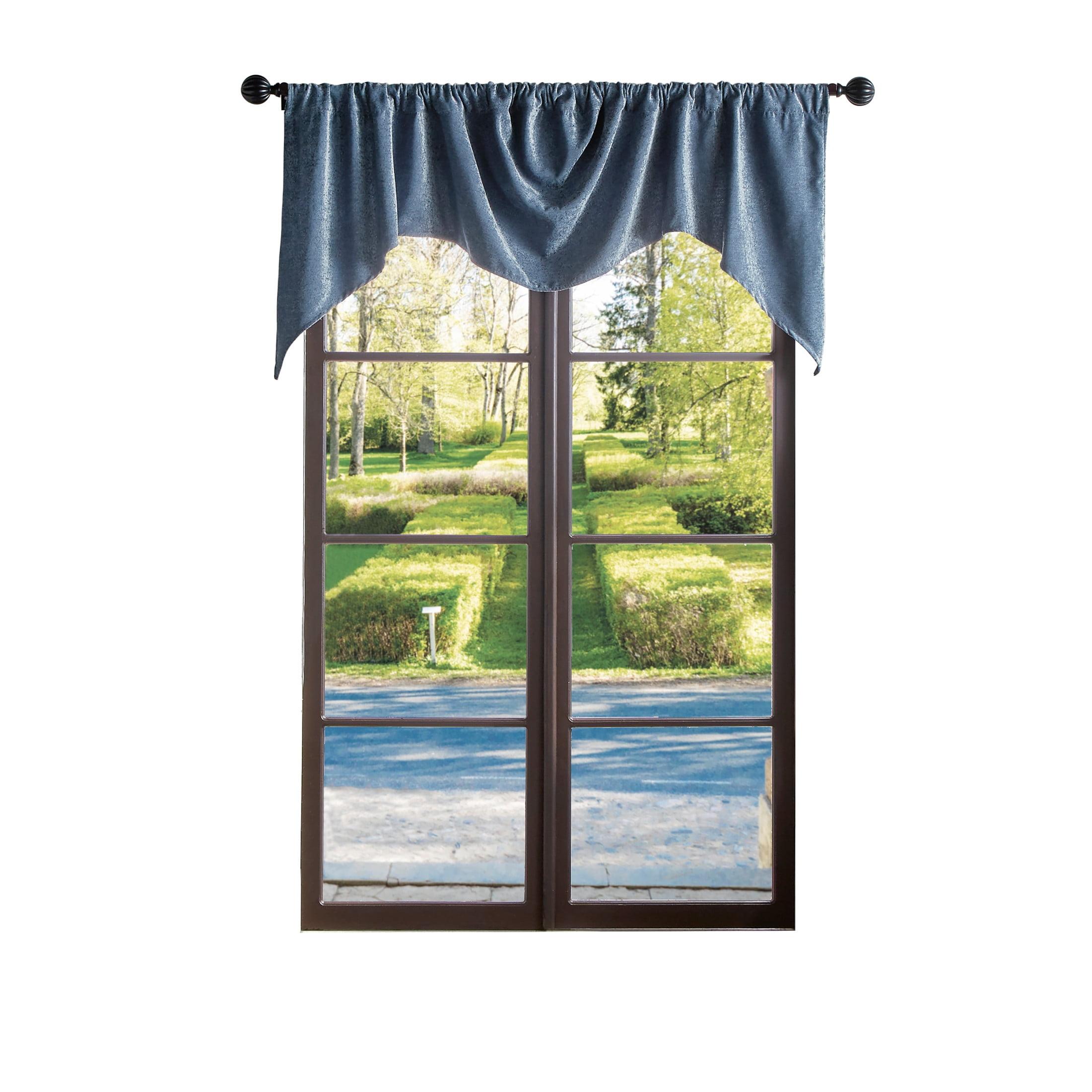 Martha Stewart Martha Stewart Naples Chenille 72" x 28" Window Valance