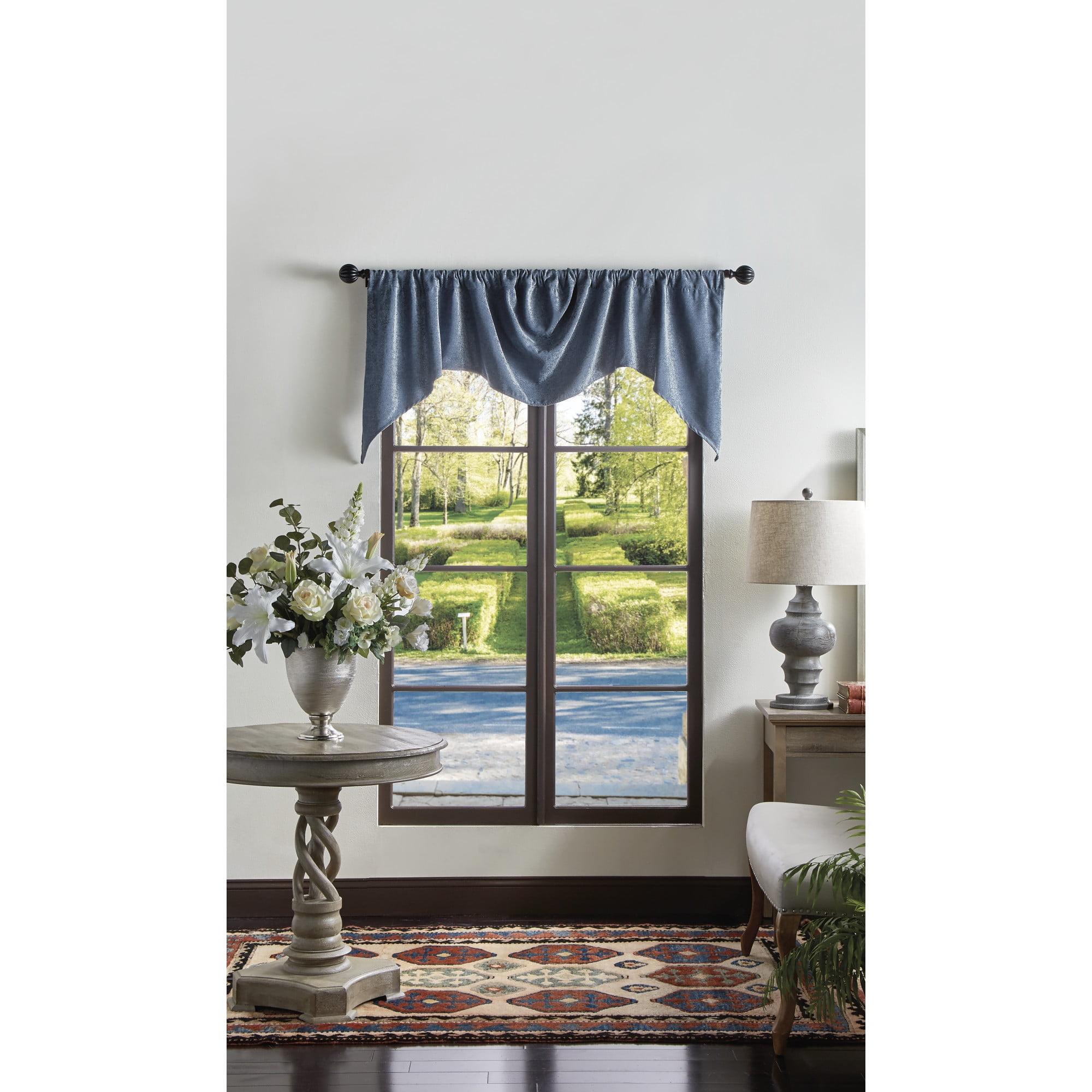 Martha Stewart Martha Stewart Naples Chenille 72" x 28" Window Valance