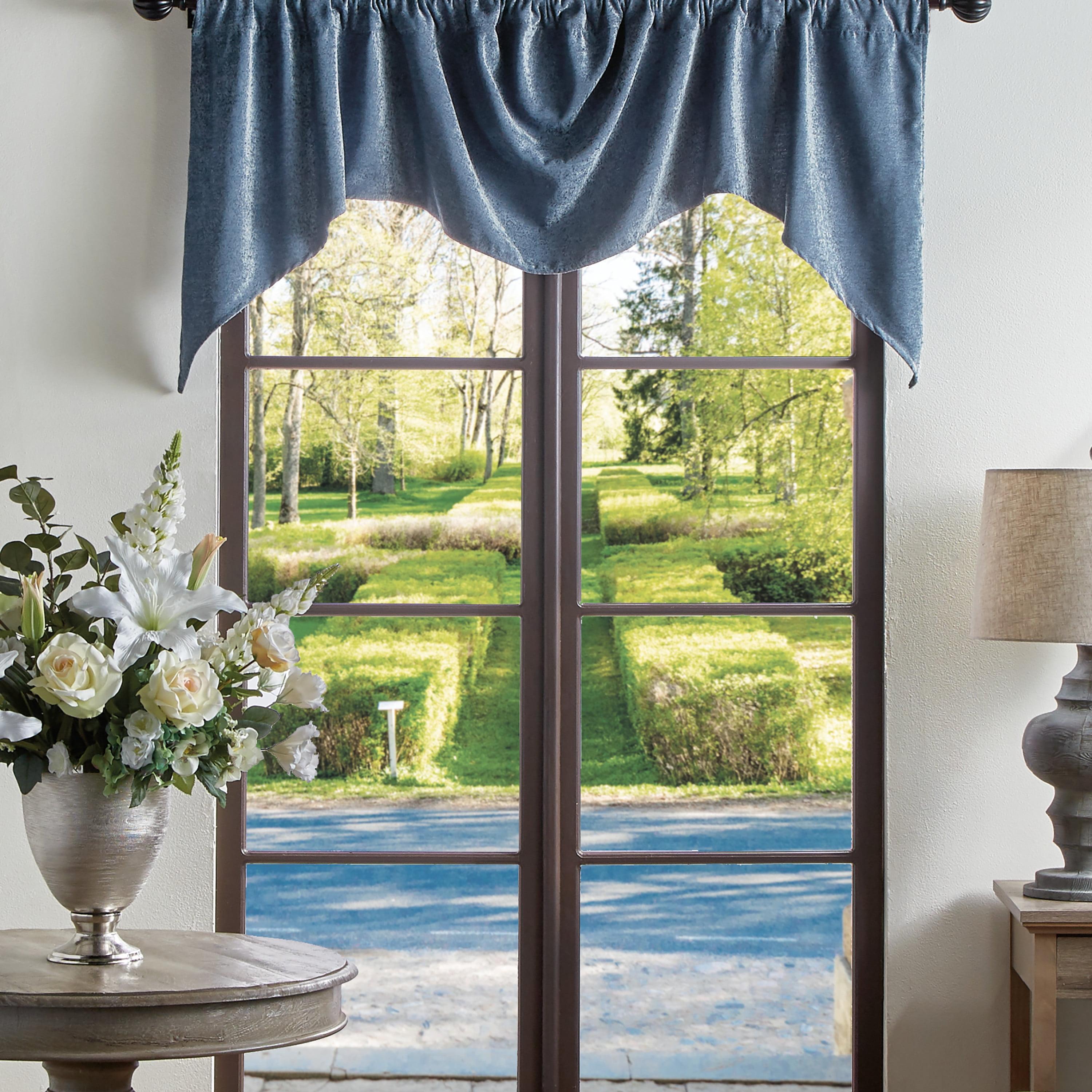 Martha Stewart Martha Stewart Naples Chenille 72" x 28" Window Valance