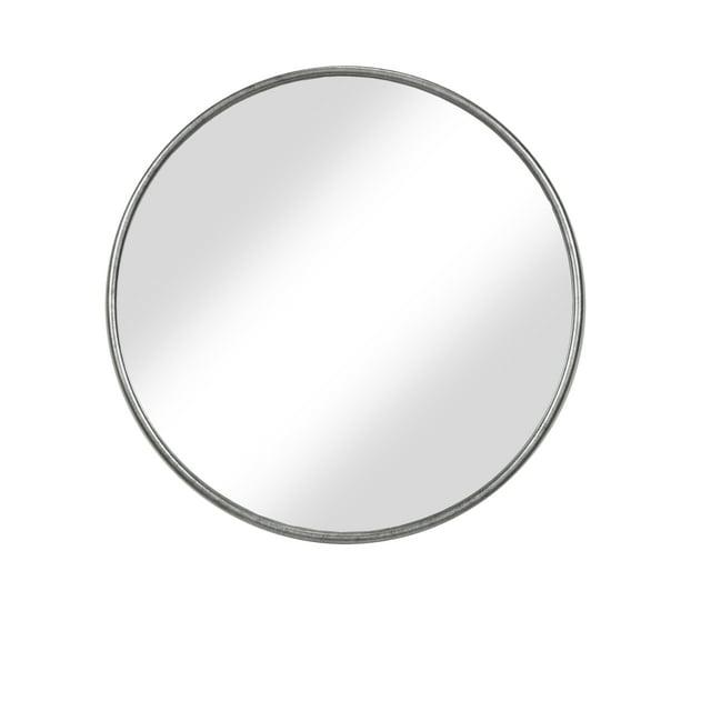 Martin Svensson Home 36" Framed Round Wall Mirror Antique Pewter