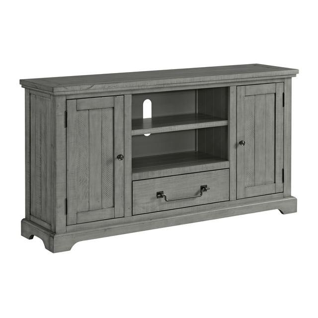 Martin Svensson Home Beach House Solid Wood TV Stand for TVs up to 70", Dove Grey