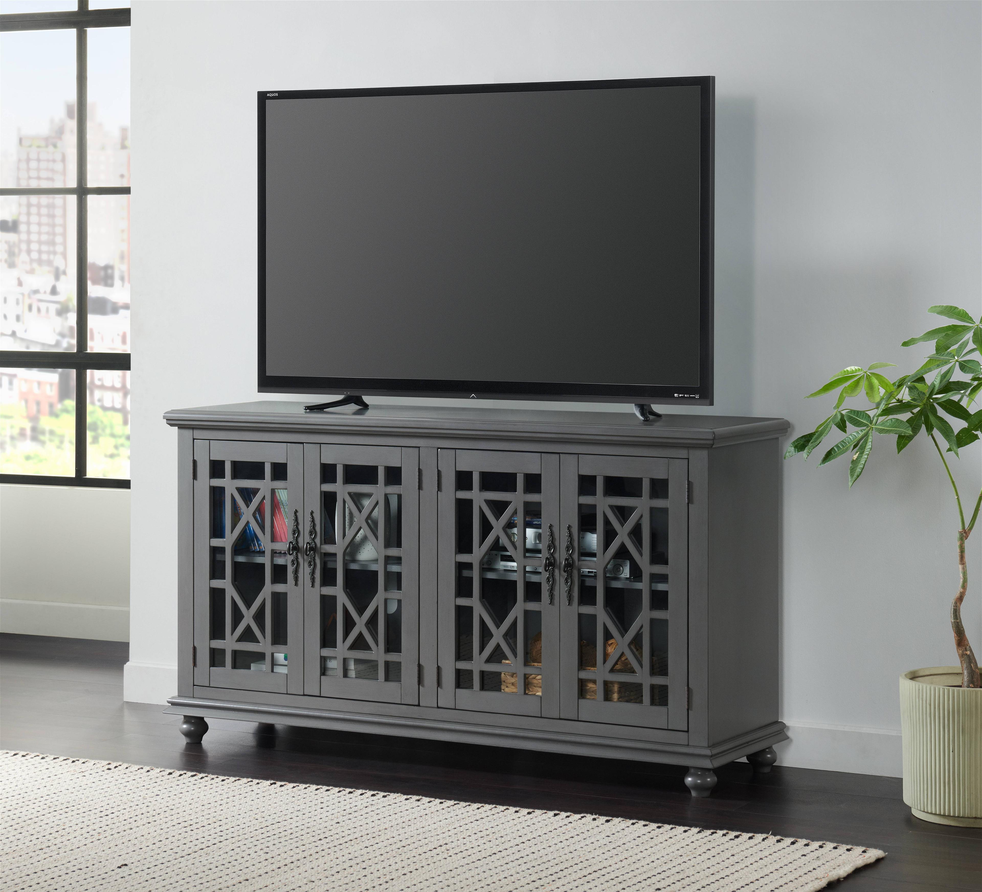 Martin Svensson Home Elegant 63" TV Stand Gray