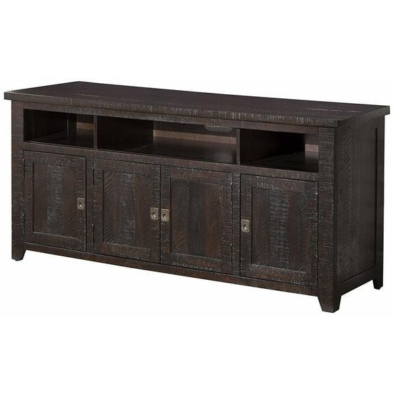 Coffee Plantation 65" Solid Wood TV Stand Espresso - Martin Svensson Home