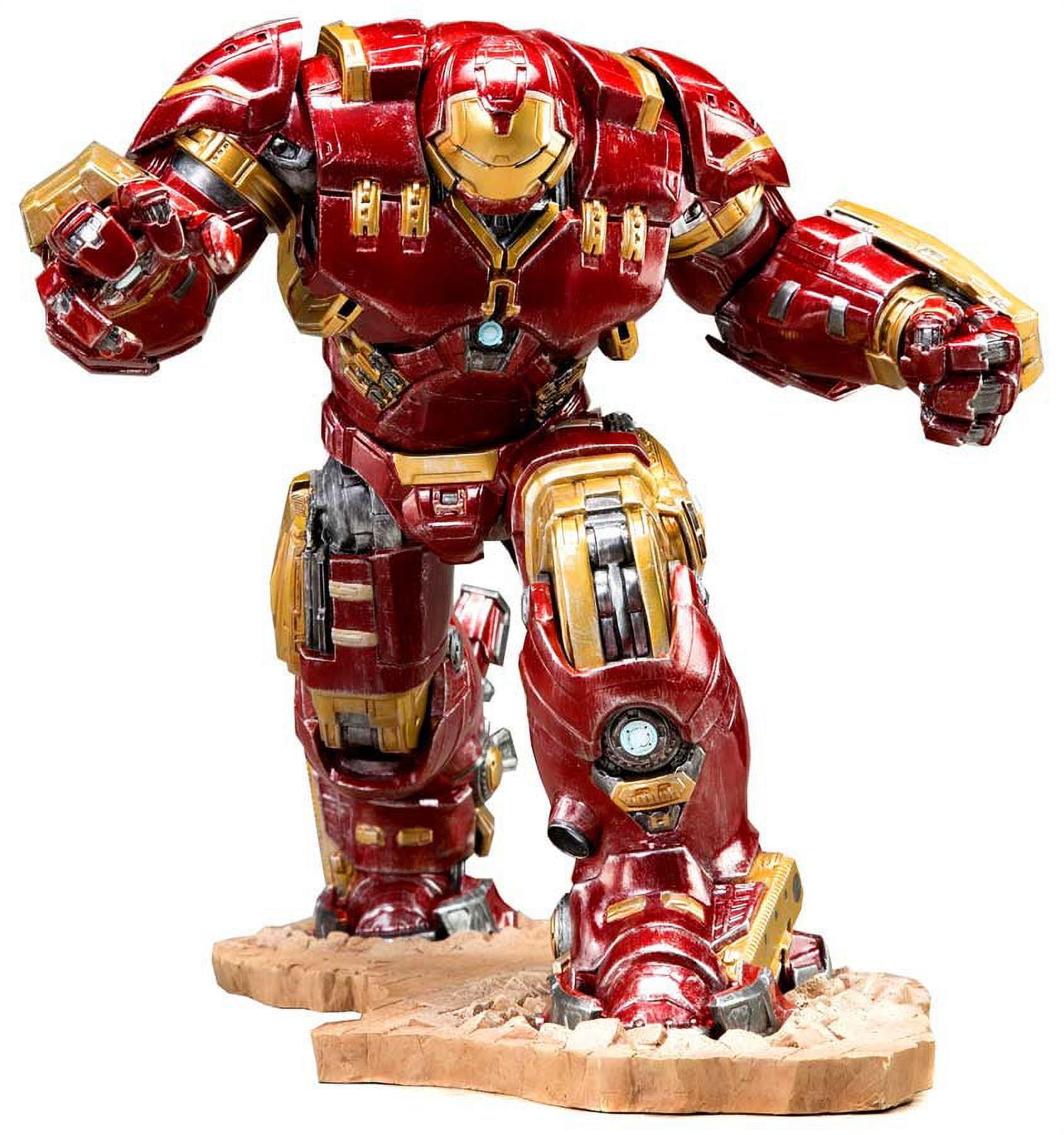 Marvel Avengers Hulkbuster Iron Man Red and Gold Plastic Statue