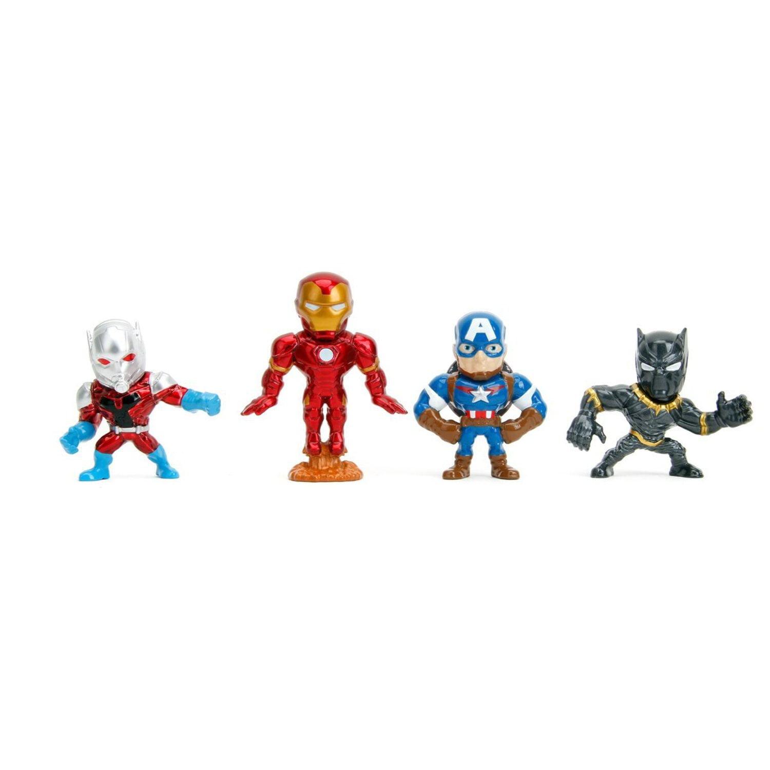 Jada Toys Marvel Avengers 2.5 Inch Die-Cast Figure 4-Pack