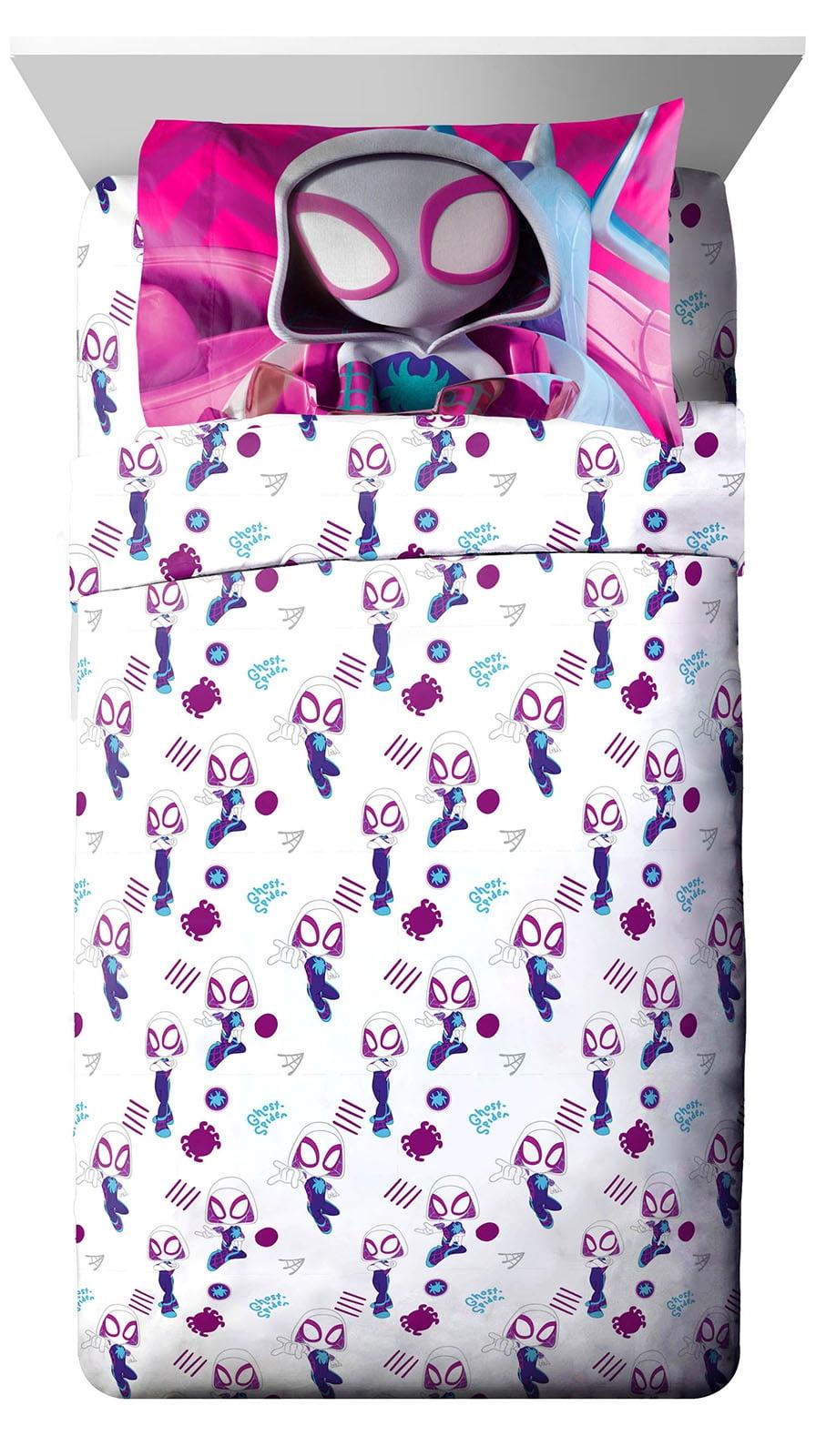 Ghost Spidey Twin Size Colorful Kids Sheet Set