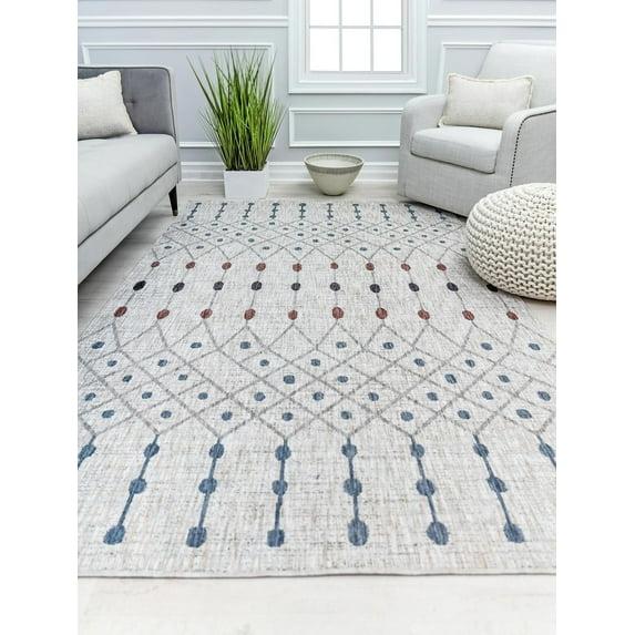 Mason Brooks Cressida CA75A La Paloma Gray Area Rug for Dining Room Rug Neutral Rug Living Room Rug Kitchen, 2'6" x 8'