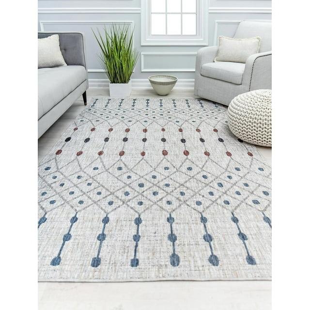 Mason Brooks Cressida CA75A La Paloma Gray Area Rug for Dining Room Rug Neutral Rug Living Room Rug Kitchen, 2'6" x 8'