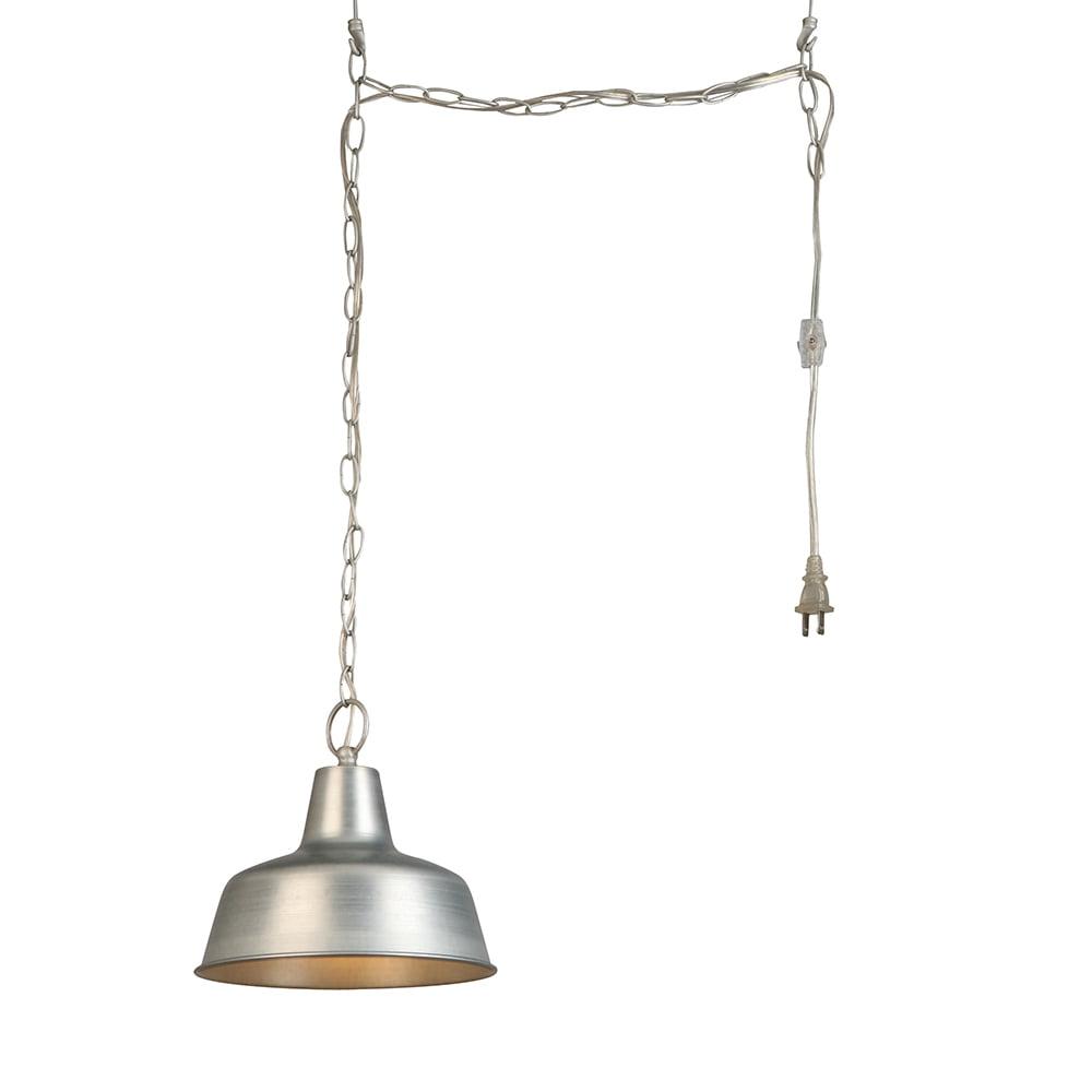 Mason Galvanized Steel 10" LED Indoor/Outdoor Swag Pendant