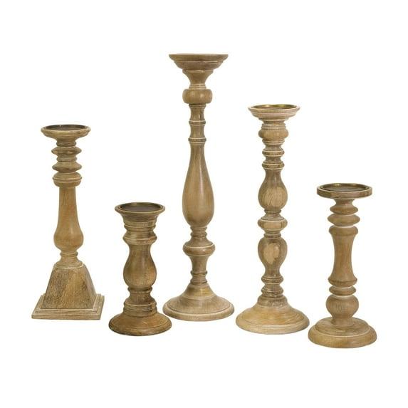 A&B Home 22'' H Tabletop Hurricane (Set of 5)