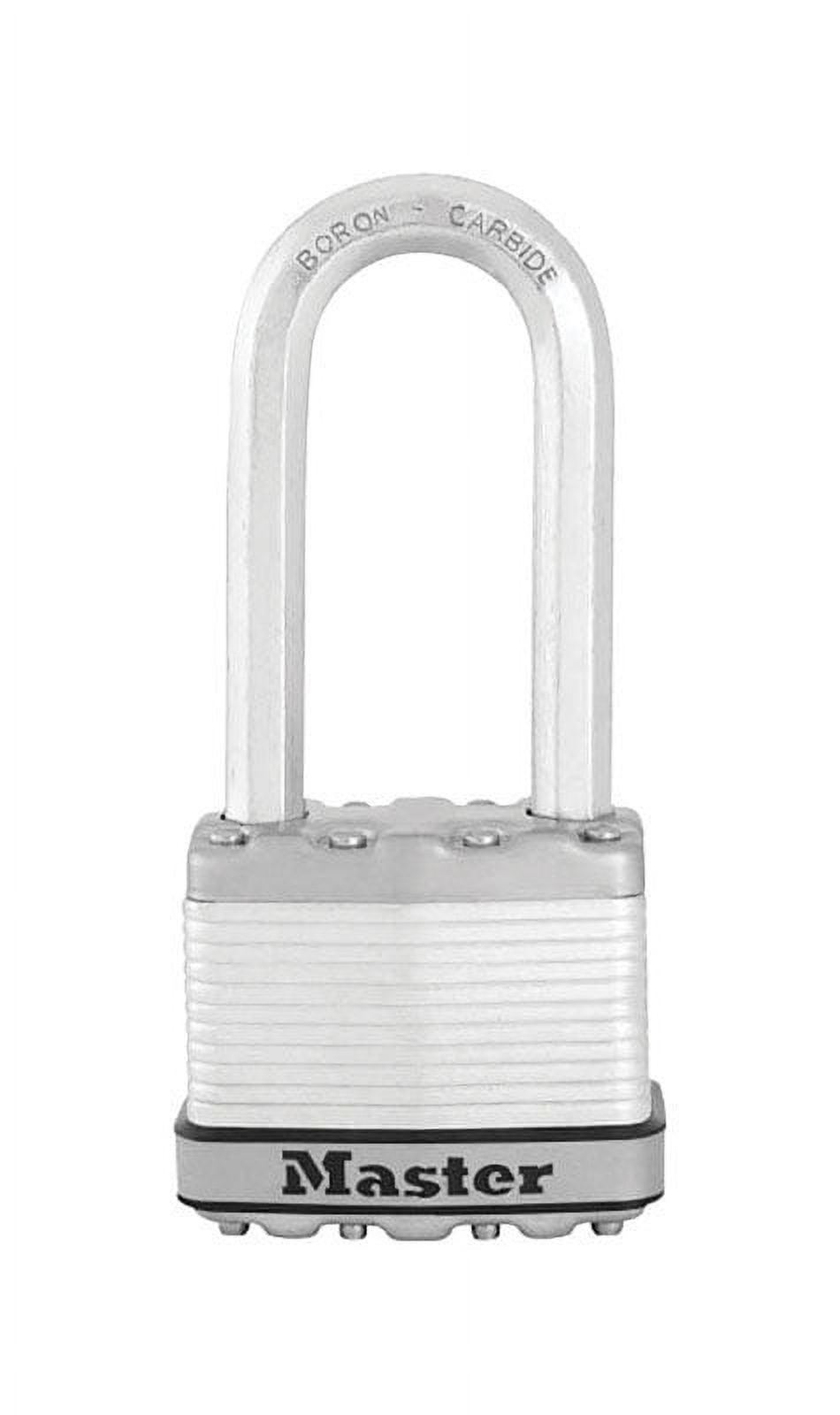 Master Lock 2" Silver Steel Dual Ball Bearing Padlock