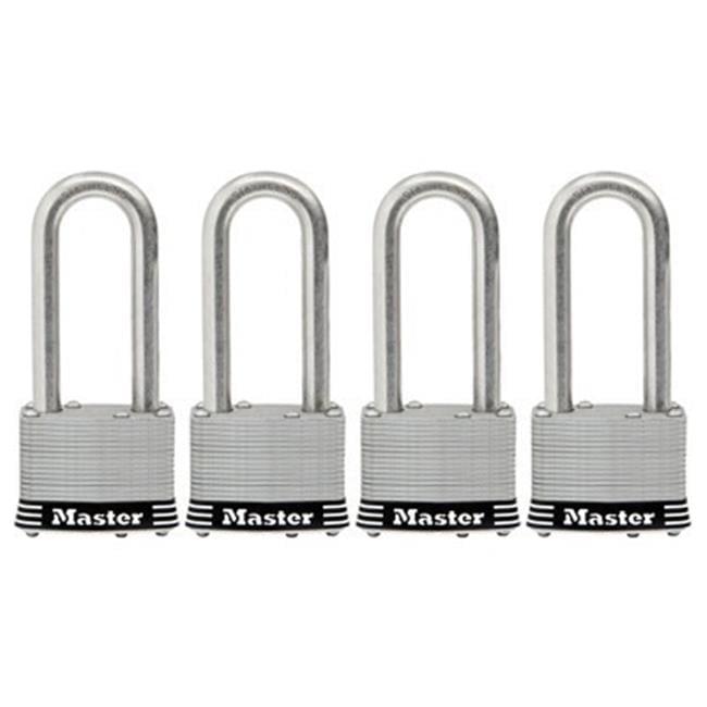 Master Lock  2 in. Stainless Steel Laminated Padlock - Pack of 4