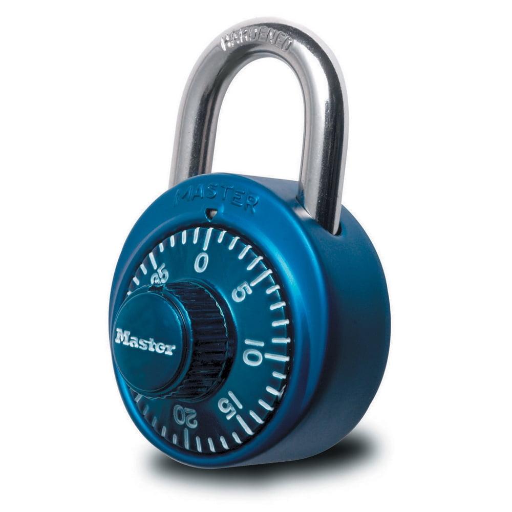 Assorted 3-Digit Combination Padlock with Hardened Steel Shackle