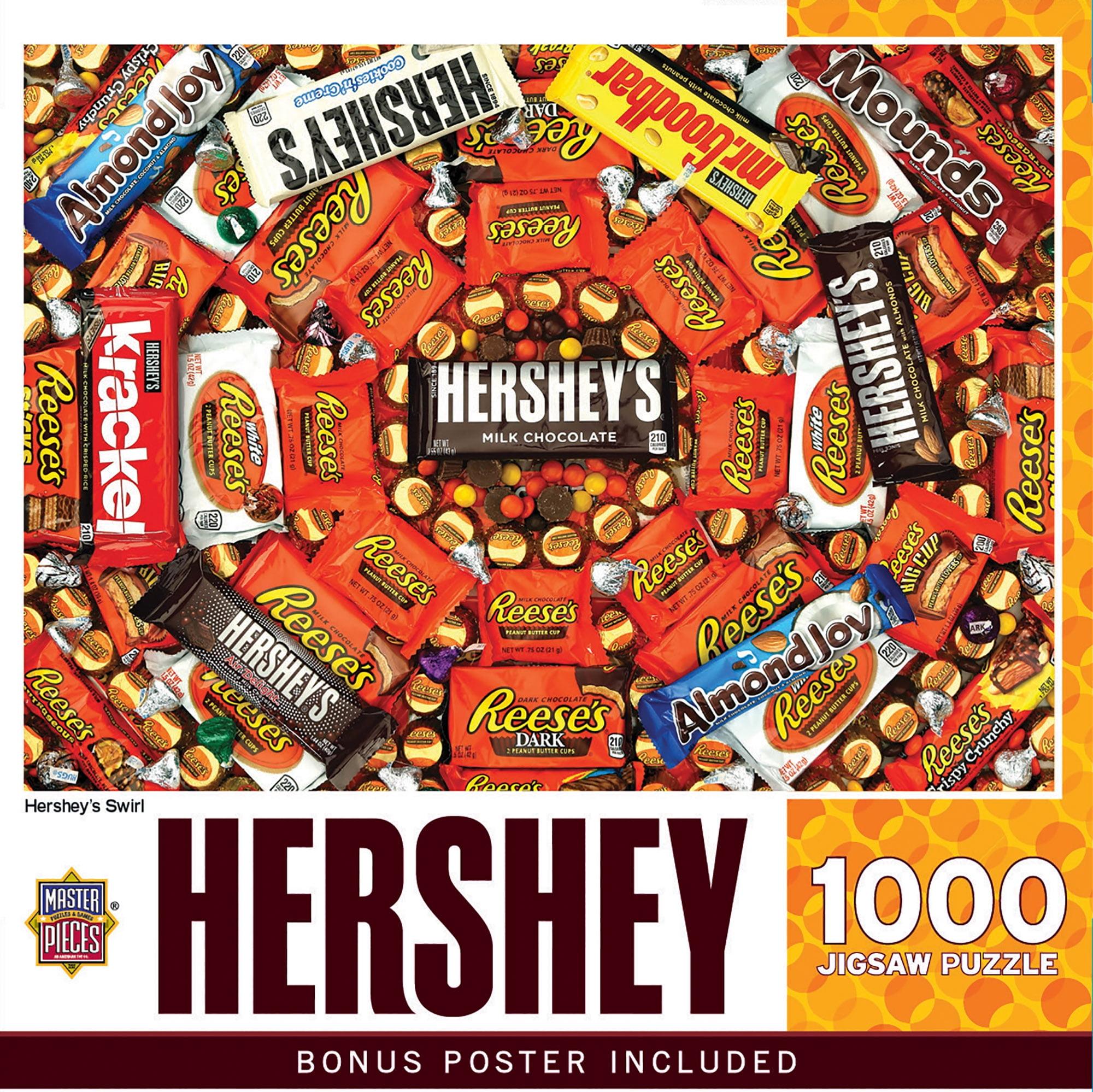 Hershey's Swirl 1000 Piece Chocolate Jigsaw Puzzle