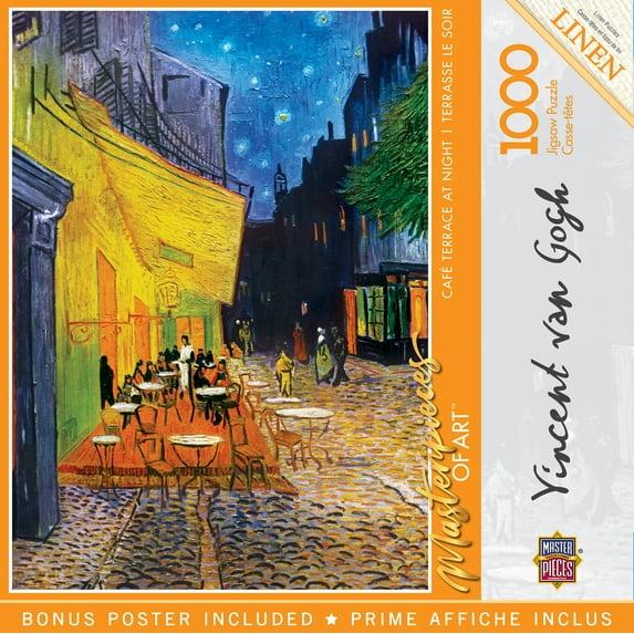 MasterPieces 1000 Piece Puzzle - Café Terrace at Night - 19.25"x26.75"