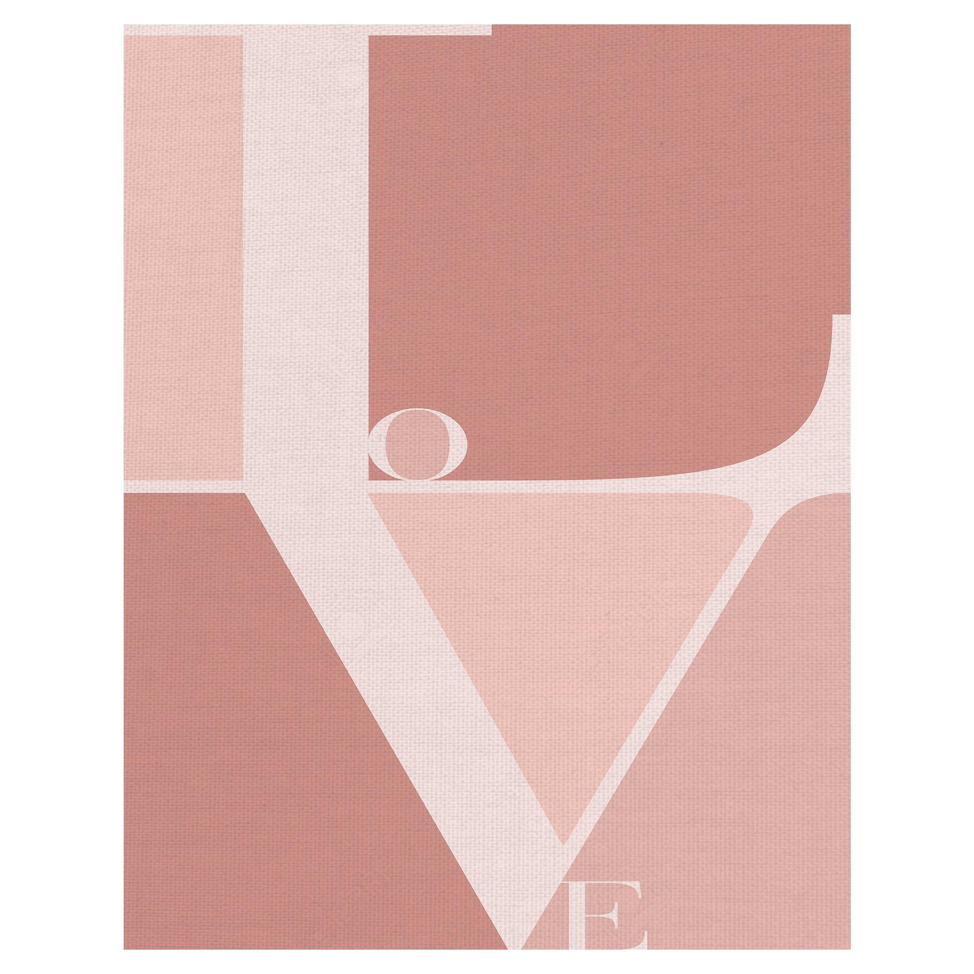 Masterpiece Art Gallery Love Poster By TypeLike Canvas Art Print 22" x 28"