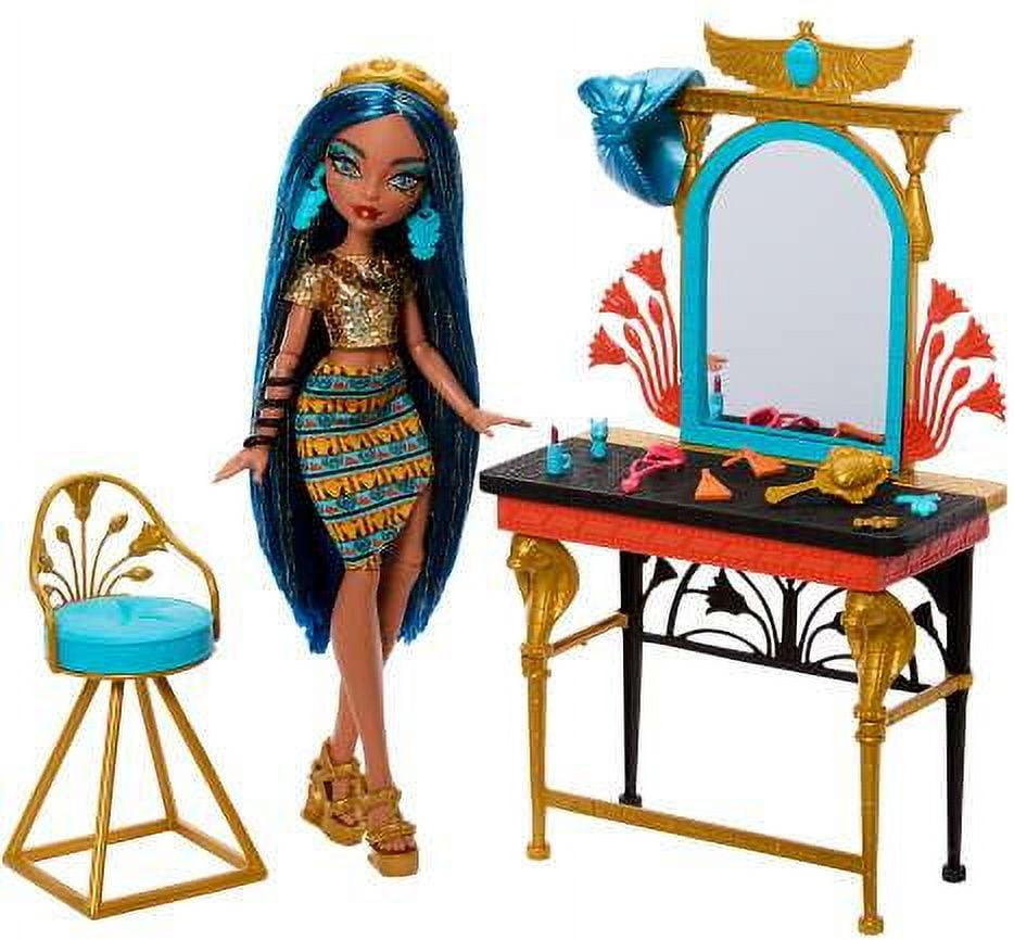 Mattel - Mattel - Monster High Cleo De Nile Self-Scare Day Doll and Playset