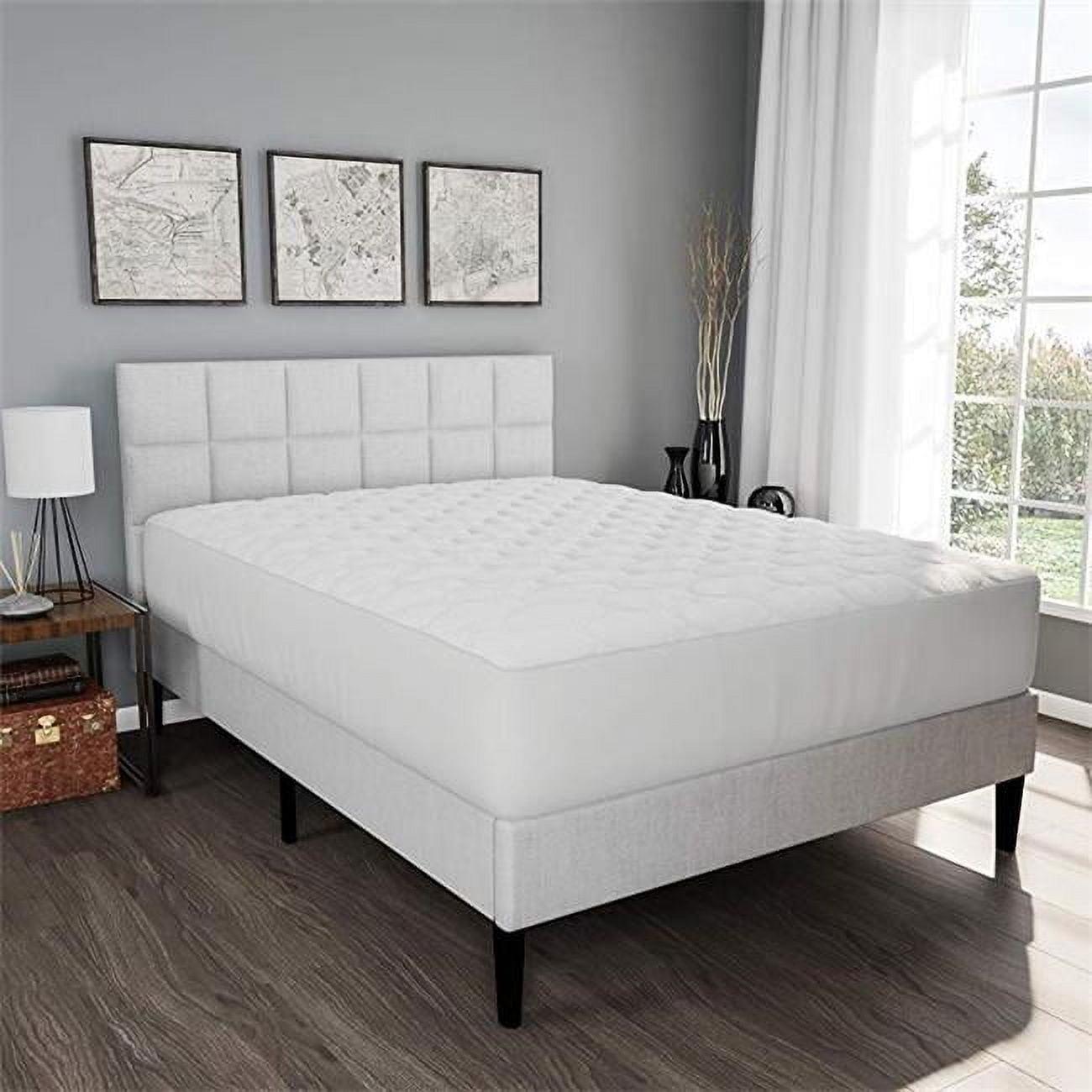 Full Size White Hypoallergenic Bamboo Mattress Cover