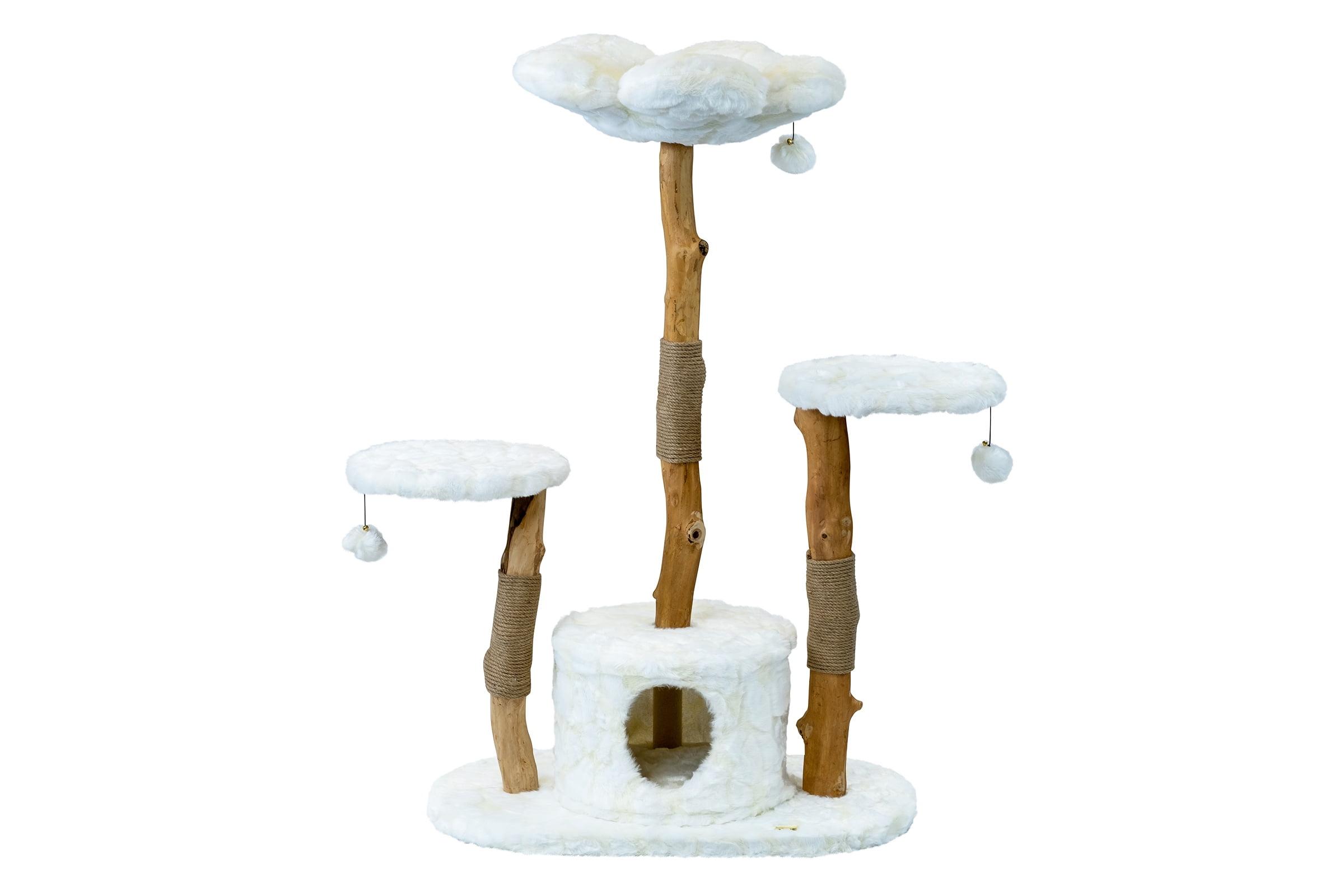 Mau Lifestyle Leone Cat Tree, White