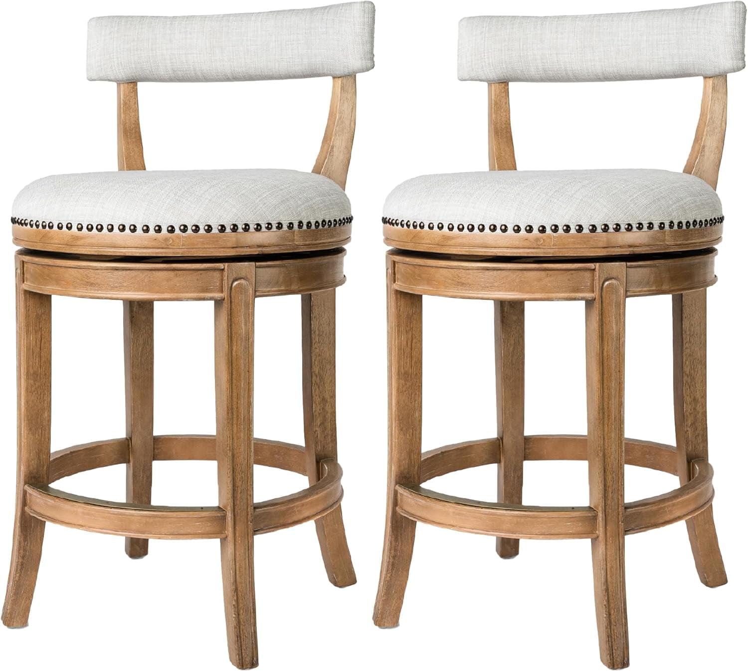 Maven Lane Maven Lane Alexander Stool with Fabric Upholstery