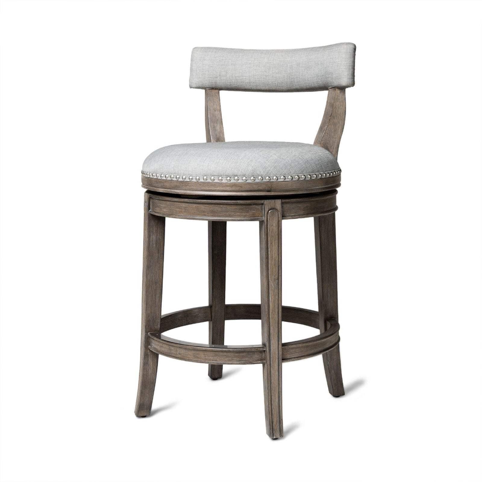 Maven Lane Maven Lane Alexander Stool with Fabric Upholstery