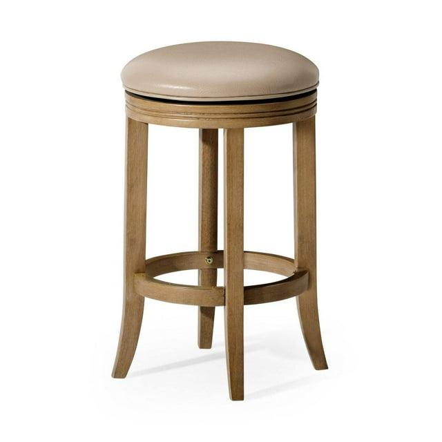 Maven Lane Maven Lane Eva Stool with Vegan Leather Upholstery
