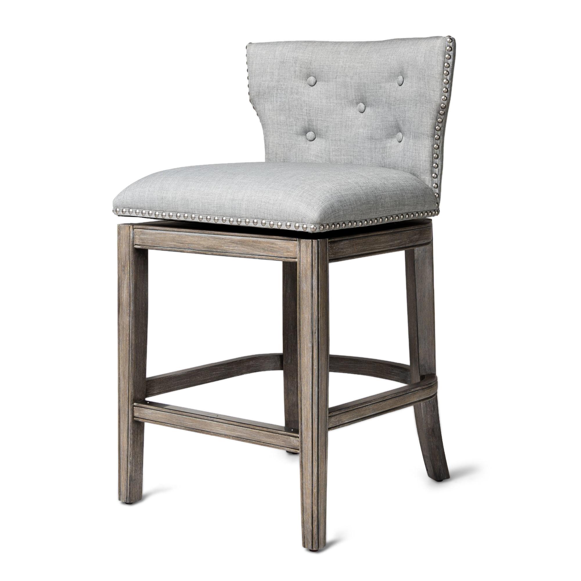 Maven Lane Hugo Counter Stool with Fabric Upholstery