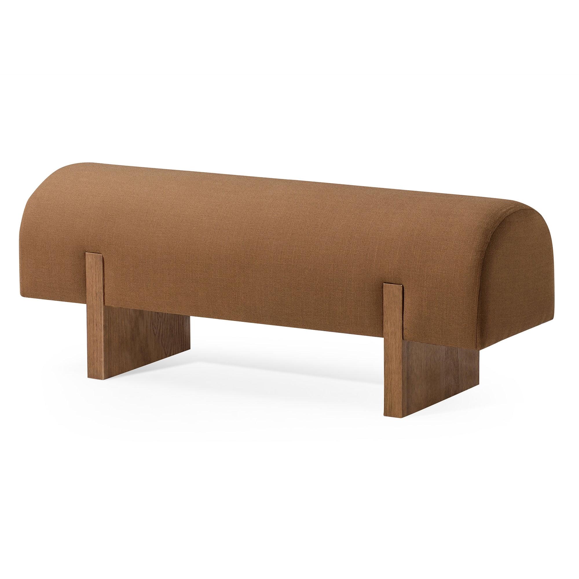 Maven Lane Juno Modern Upholstered Wooden Bench