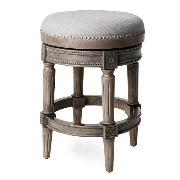 Maven Lane Maven Lane Pullman Backless Stool with Fabric Upholstery