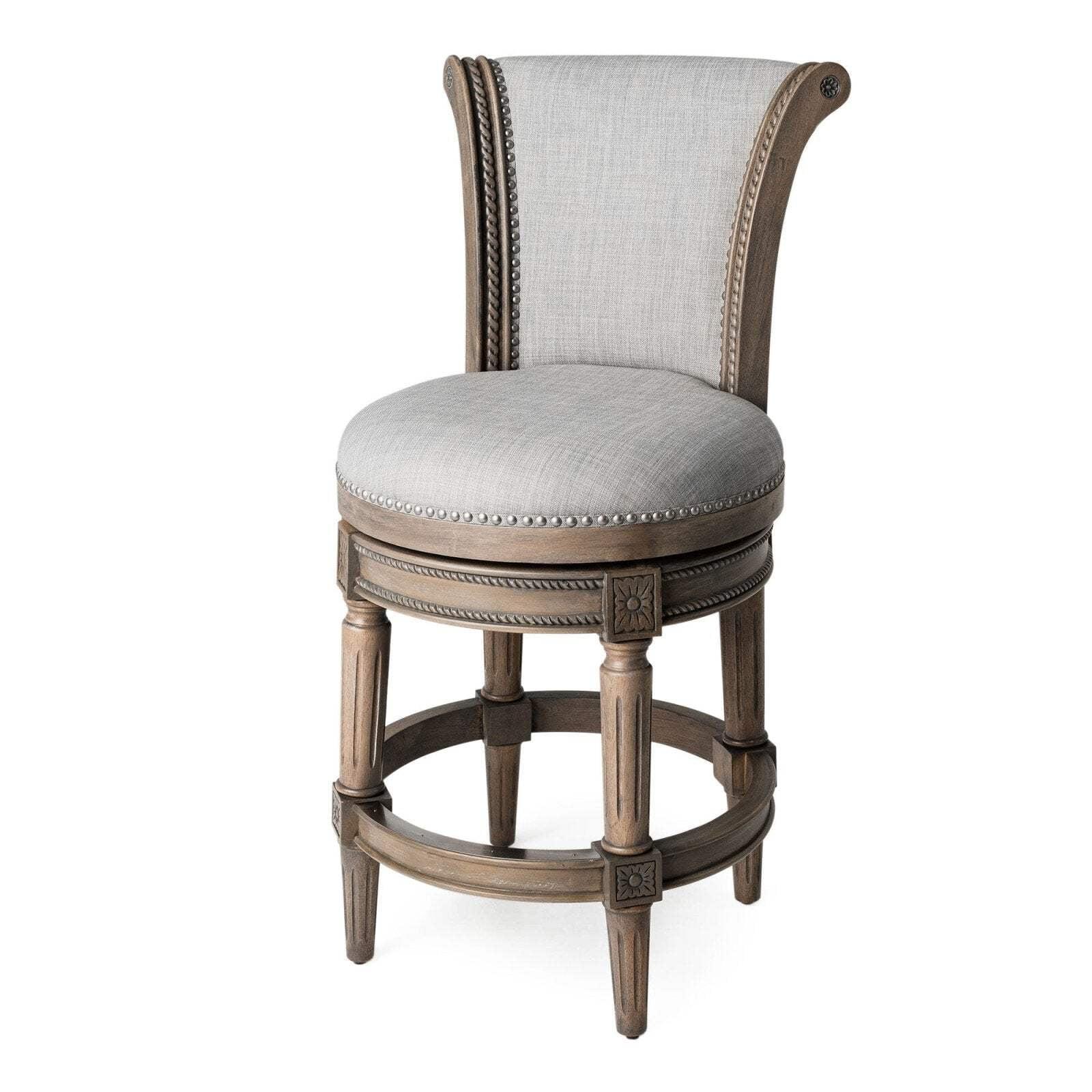 Maven Lane Maven Lane Pullman Stool with Fabric Upholstery