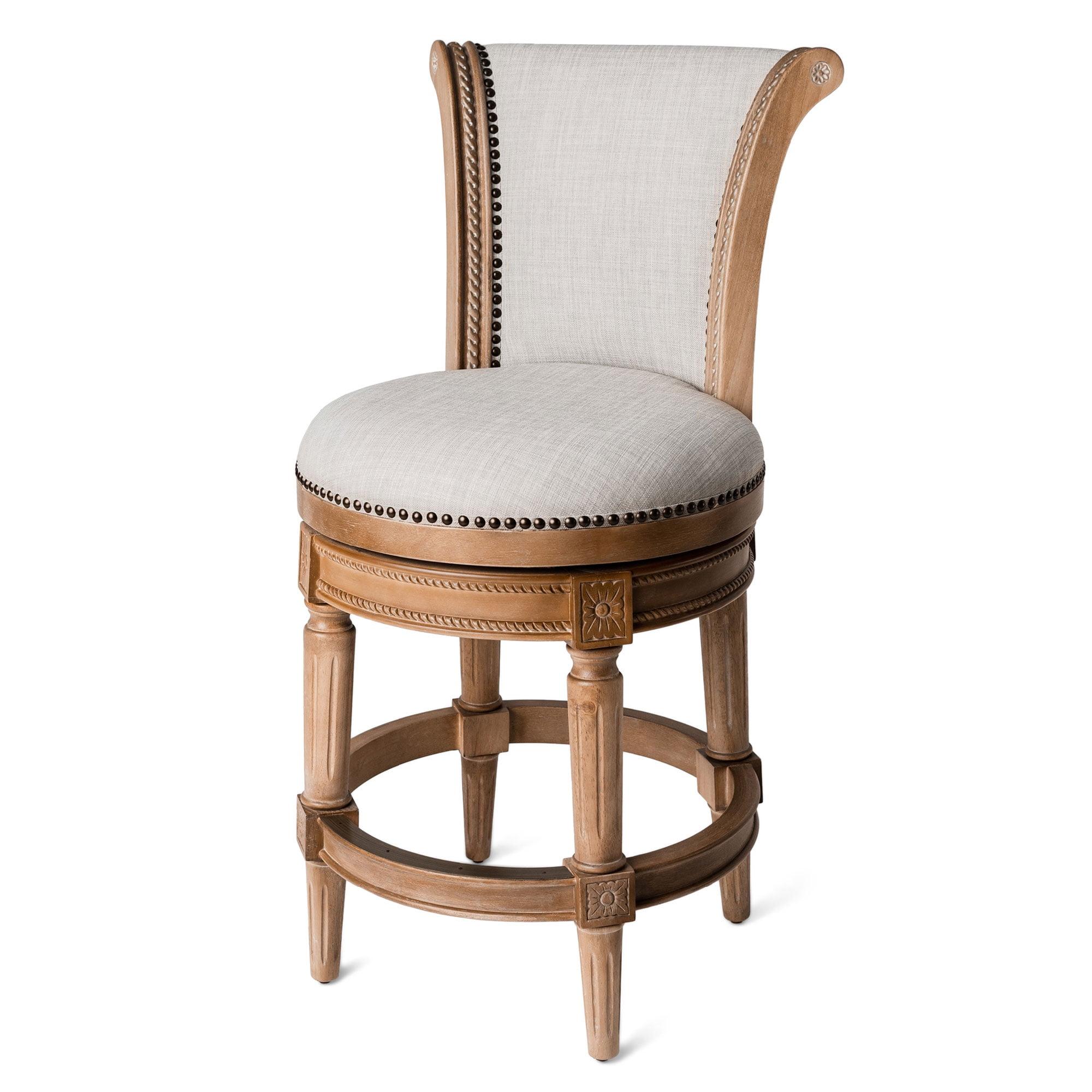 Maven Lane Pullman Counter Stool with Fabric Upholstery