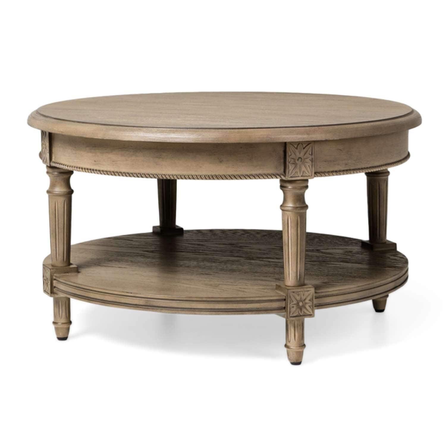 Maven Lane Maven Lane Pullman Round Wooden Coffee Table
