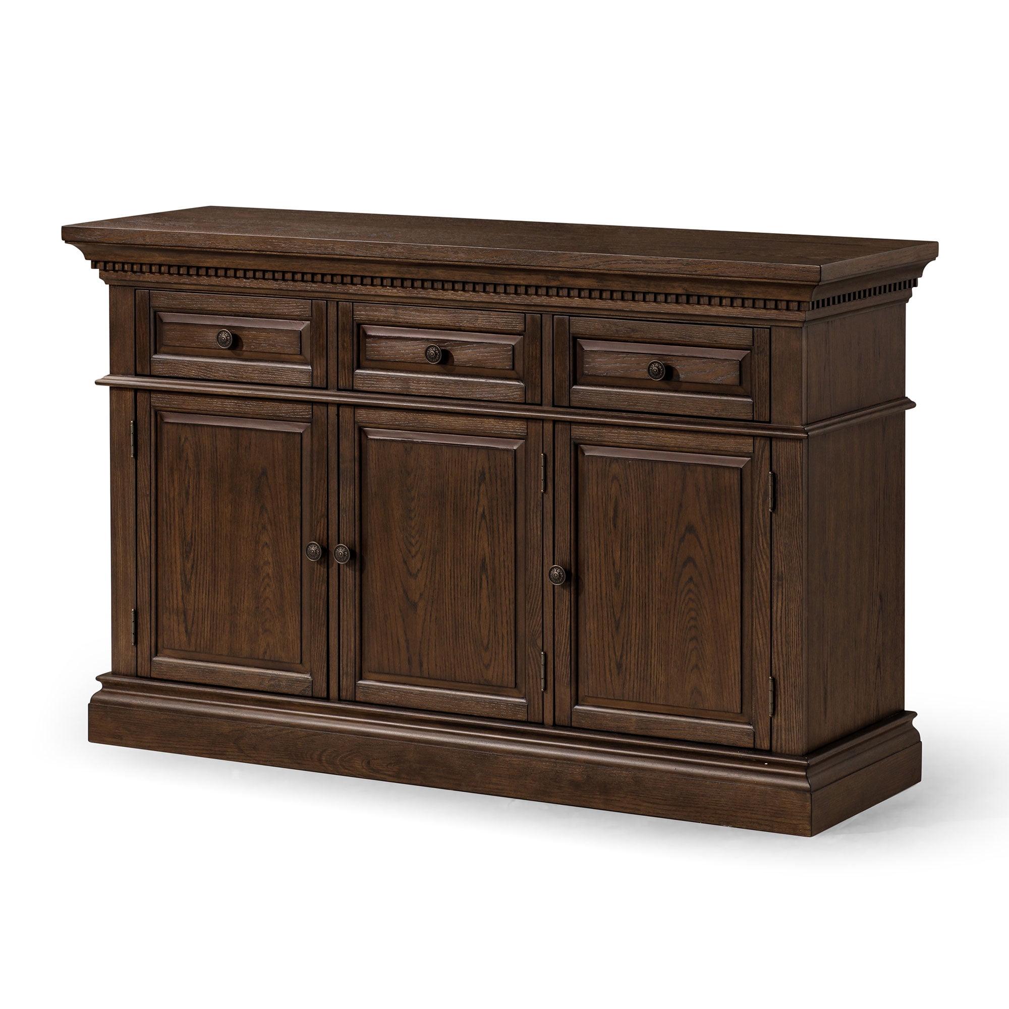 Maven Lane Theo Wooden Sideboard in Antiqued Finish