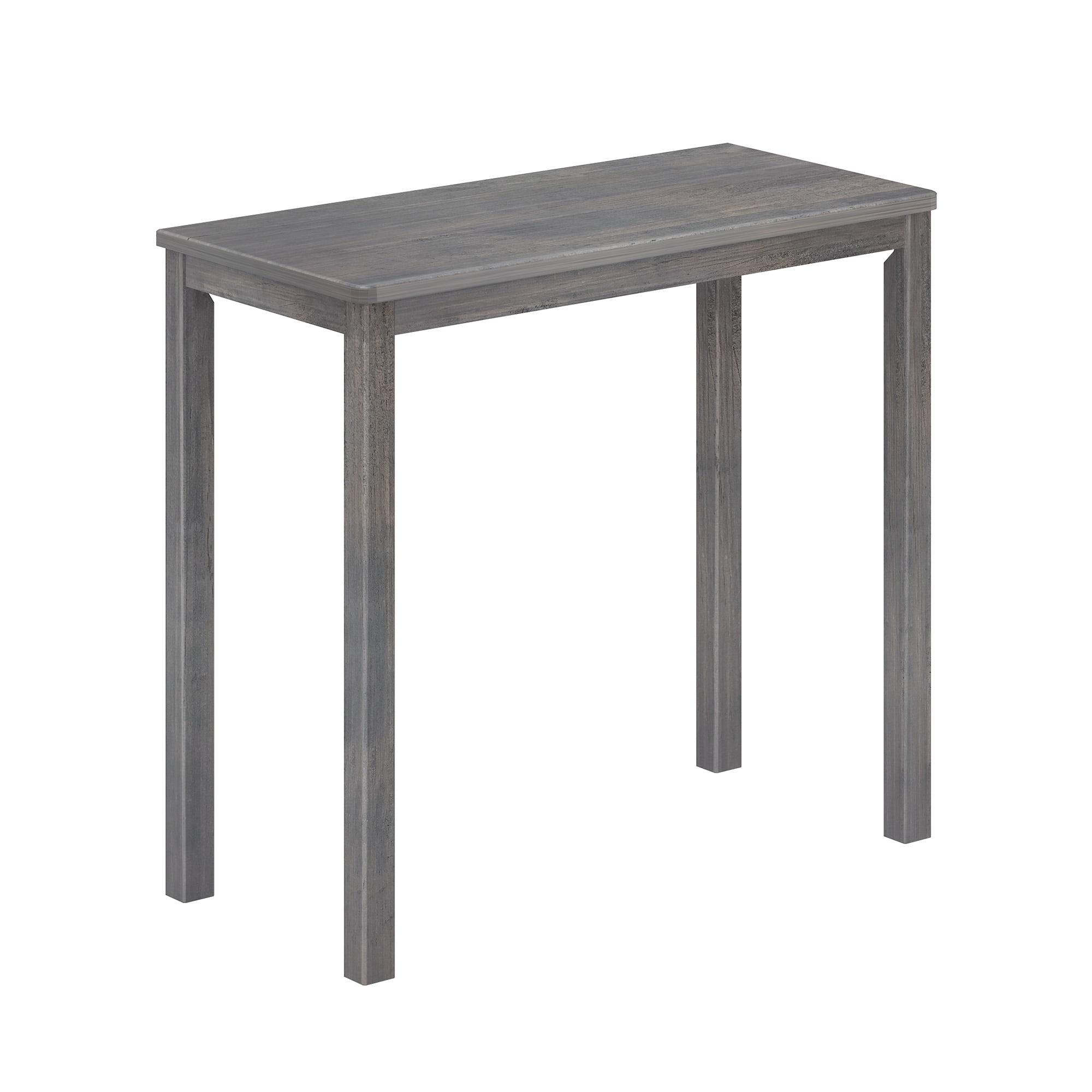 Max & Lily Modern Farmhouse Solid Wood Reading Work Desk, Driftwood