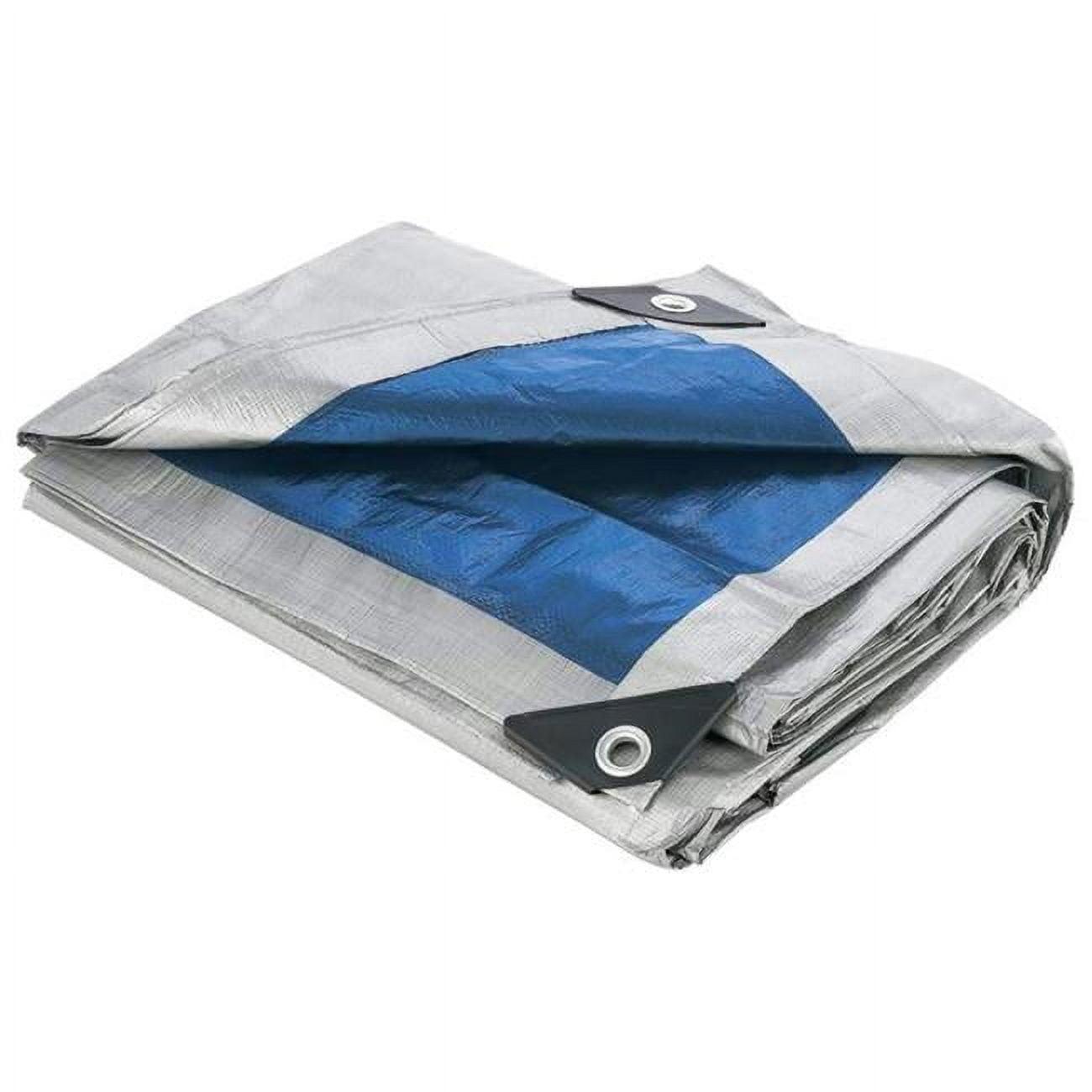 Maxam 20' x 20' All-Weather Polyethylene Outdoor Tarp, Silver