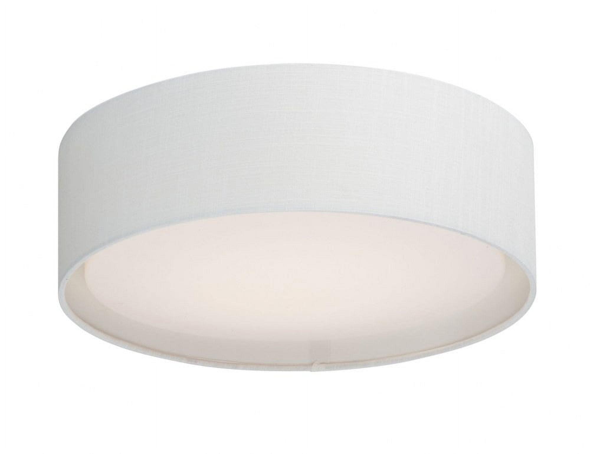 10220WL-Maxim Lighting-Prime-19.5W 3 LED Flush Mount-16 Inches wide by 5.5 inches high-White Linen Finish