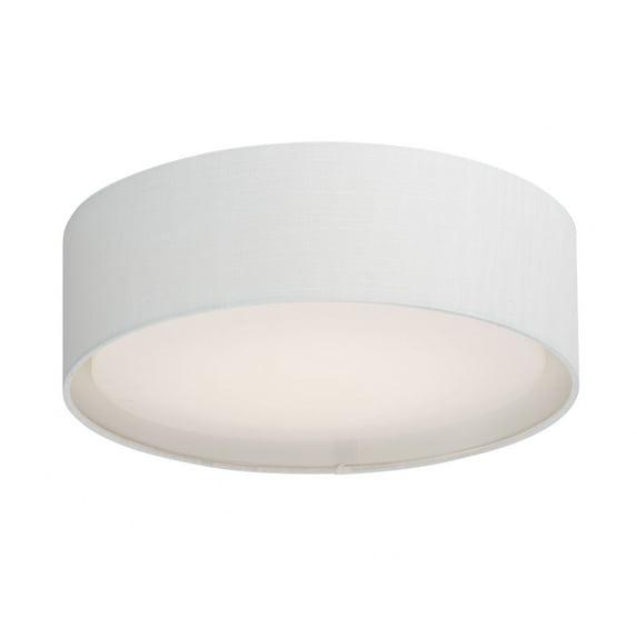 Maxim 10232WL 20 in. Prime LED Flush Mount Ceiling Light, White Linen