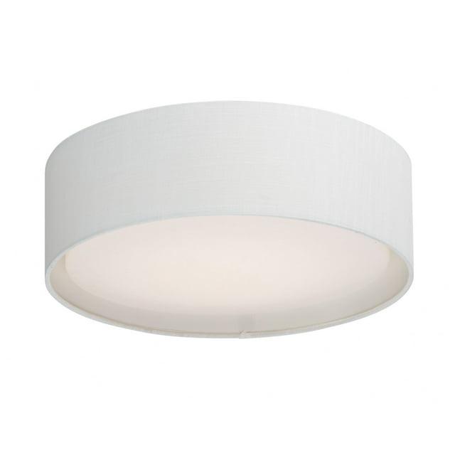 Maxim 10232WL 20 in. Prime LED Flush Mount Ceiling Light, White Linen