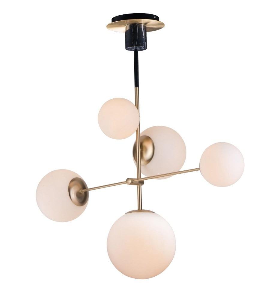 Drake 5 Light Metal Dimmable Sputnik Chandelier