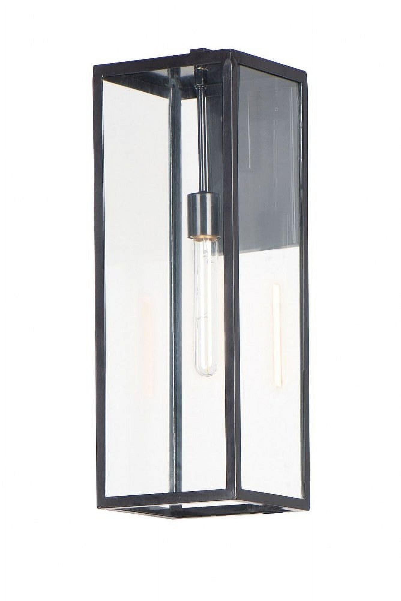 Catalina Dark Bronze Outdoor Wall Sconce with Clear Glass