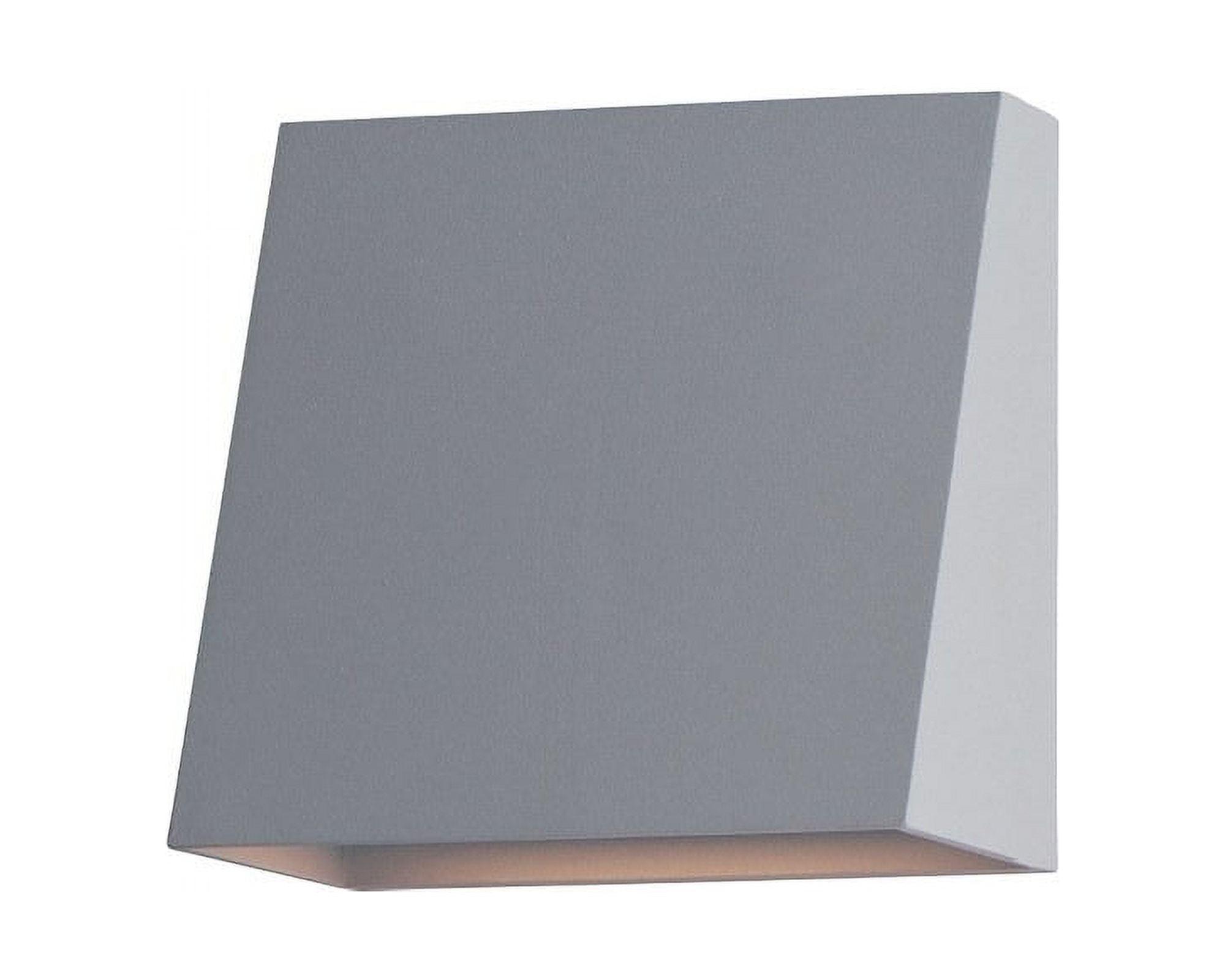 15W 1 Led Outdoor Wall Sconce With Photocell-7 Inches Tall And 5.5 Inches Wide-Silver Finish Maxim Lighting 52120Sv