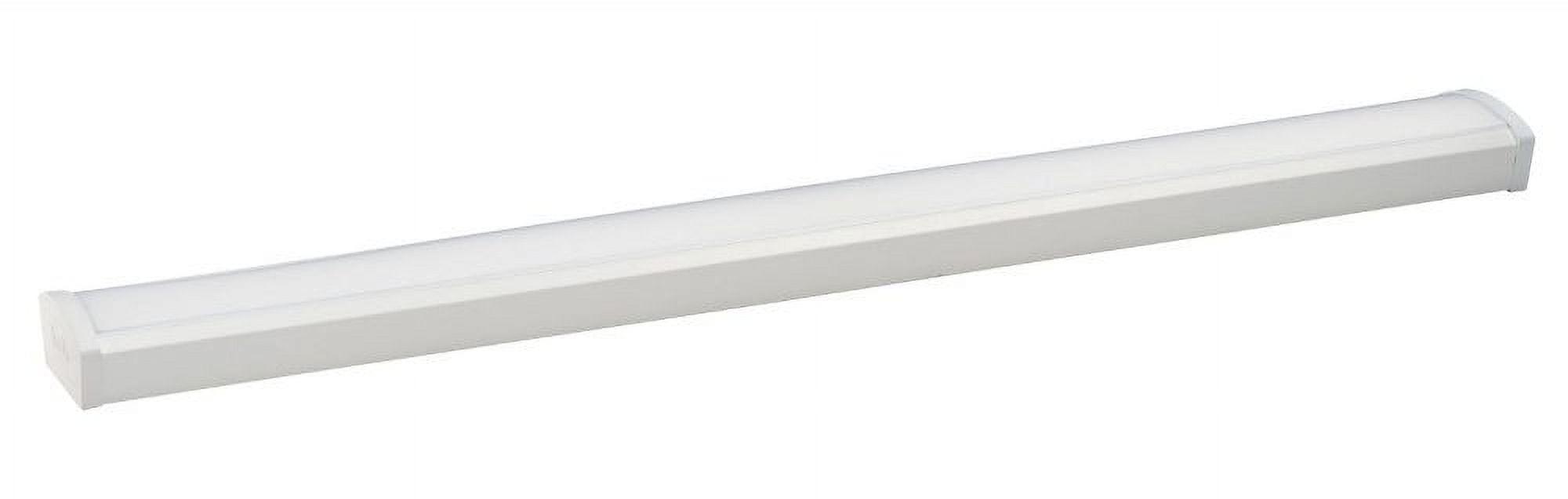 Sleek White Energy-Efficient LED Ceiling Wrap Light, 48"