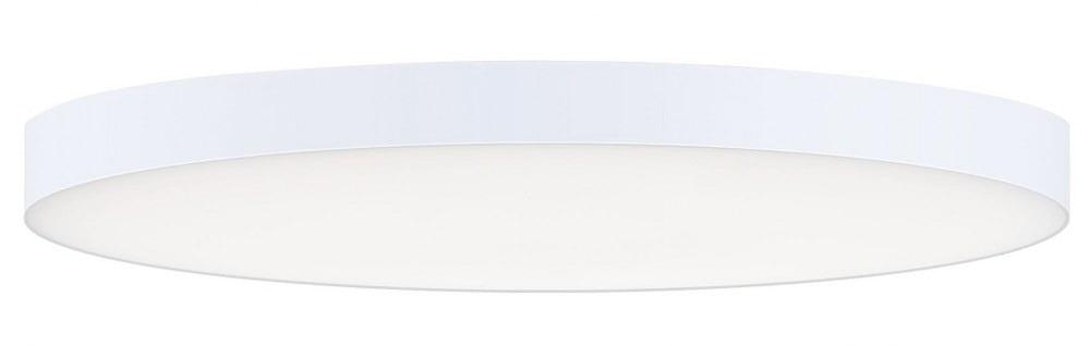 Maxim 57664Wt Trim 11" Wide Integrated Led Flush Mount Ceiling Fixture - White