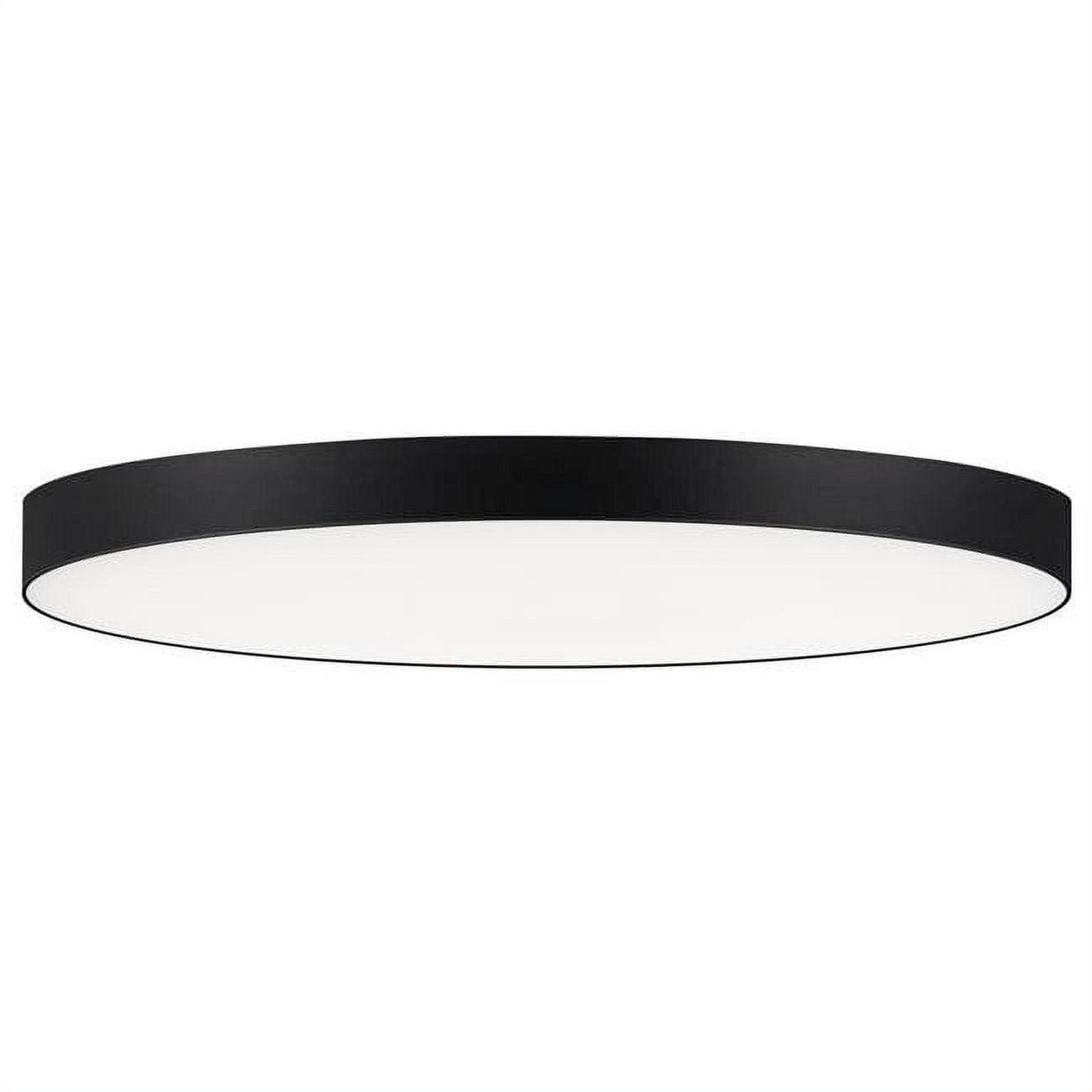 Maxim 57670WTBK 16 in. Trim Black LED Flush Mount Ceiling Light