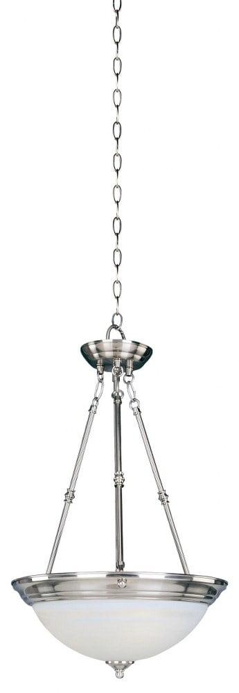 Maxim Lighting Essentials - 584x 3 - Light Pendant in  Satin Nickel