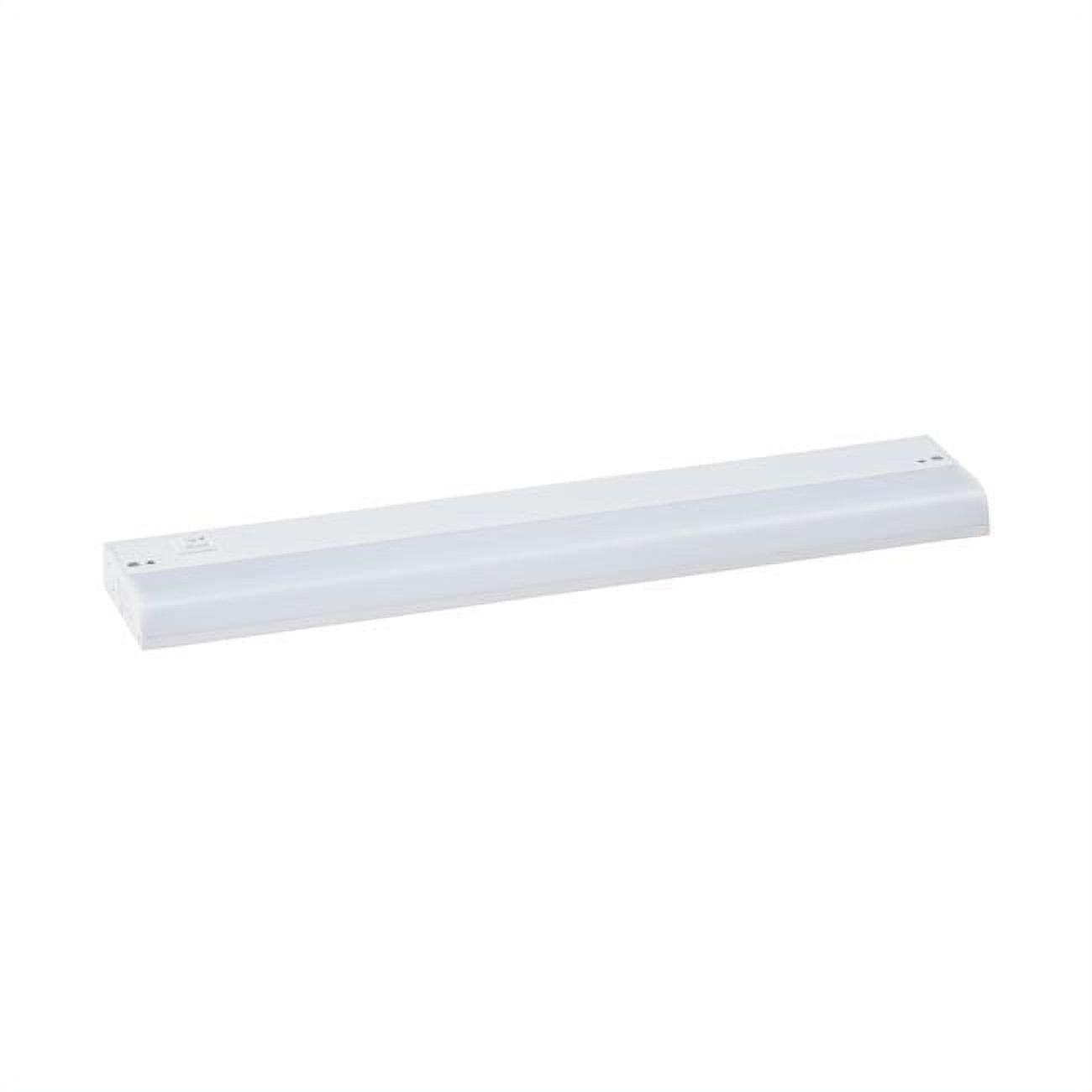 18 Inch White LED Under Cabinet Light Bar with Polycarbonate Shade