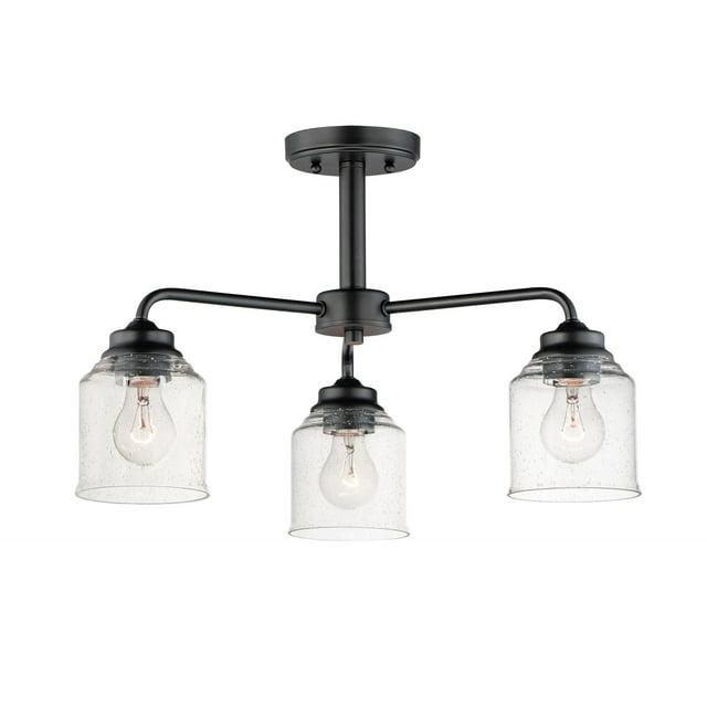 Maxim Lighting Acadia 3 - Light Chandelier in  Black